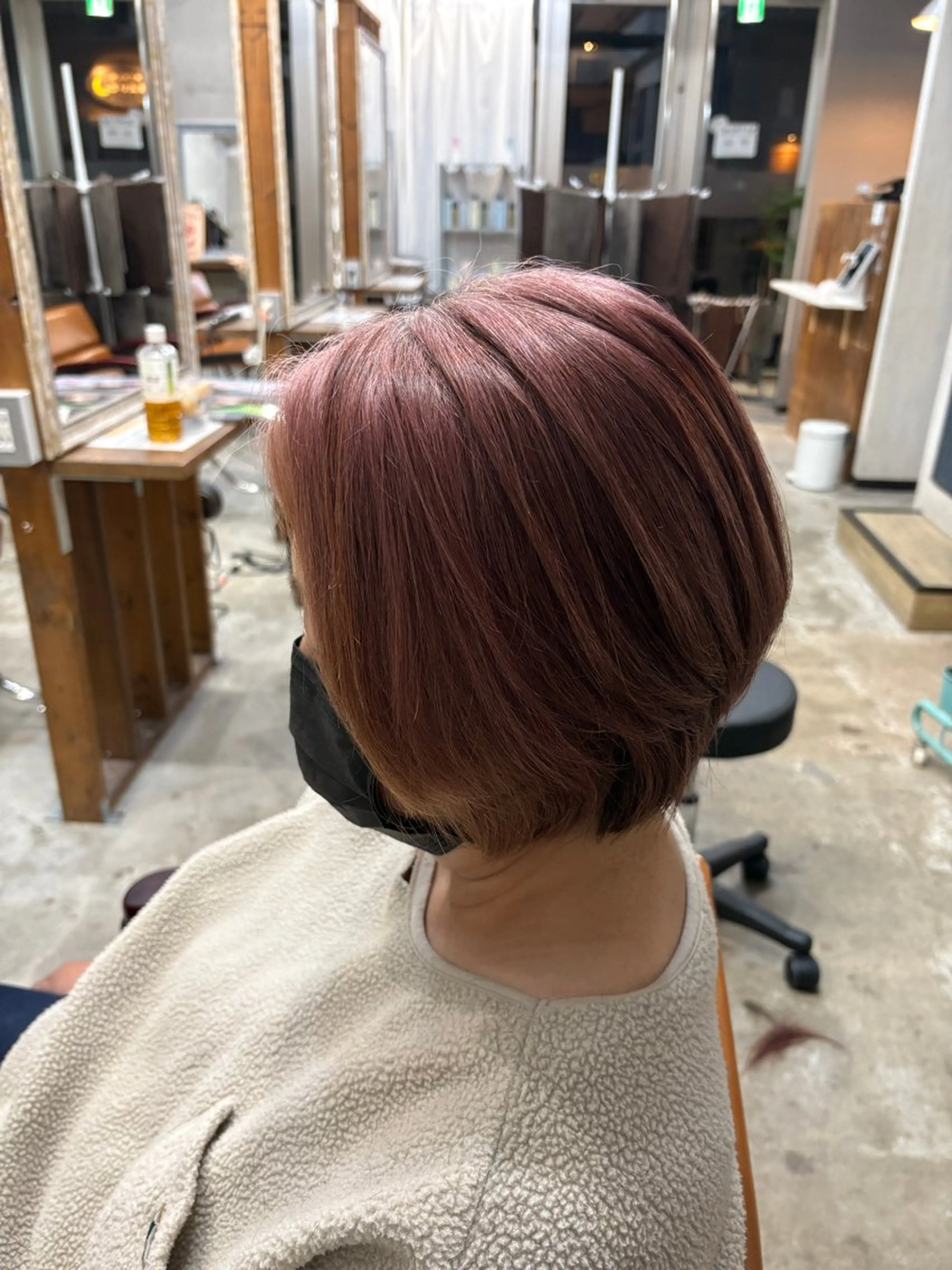 ショート ショートヘア カット ヘアカラー Trip 香椎所属・Yukino/ 透明カラーのヘアスタイル