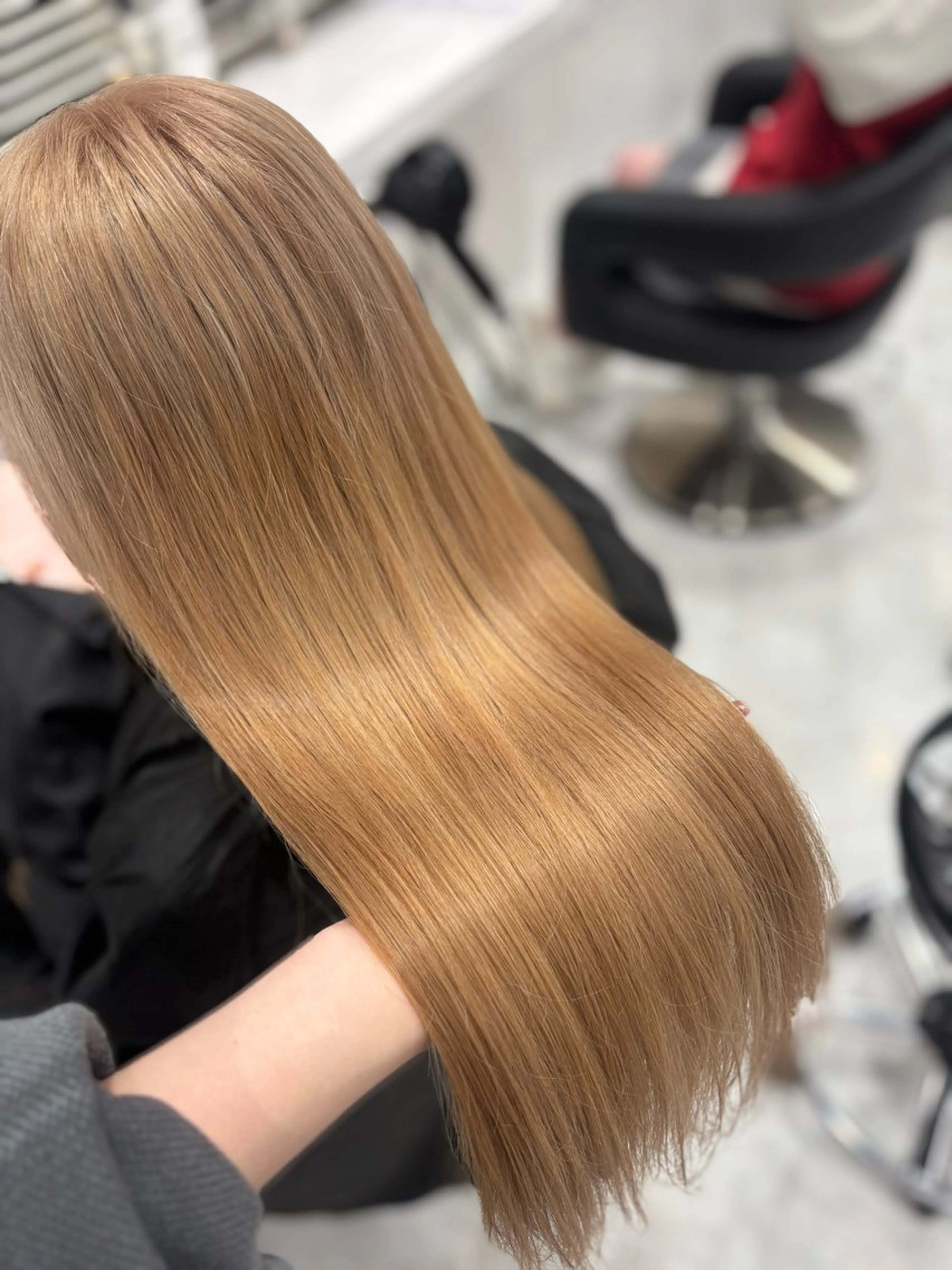 ロング ヘアカラー 渋谷🥇wカラー 特化美容師のヘアスタイル