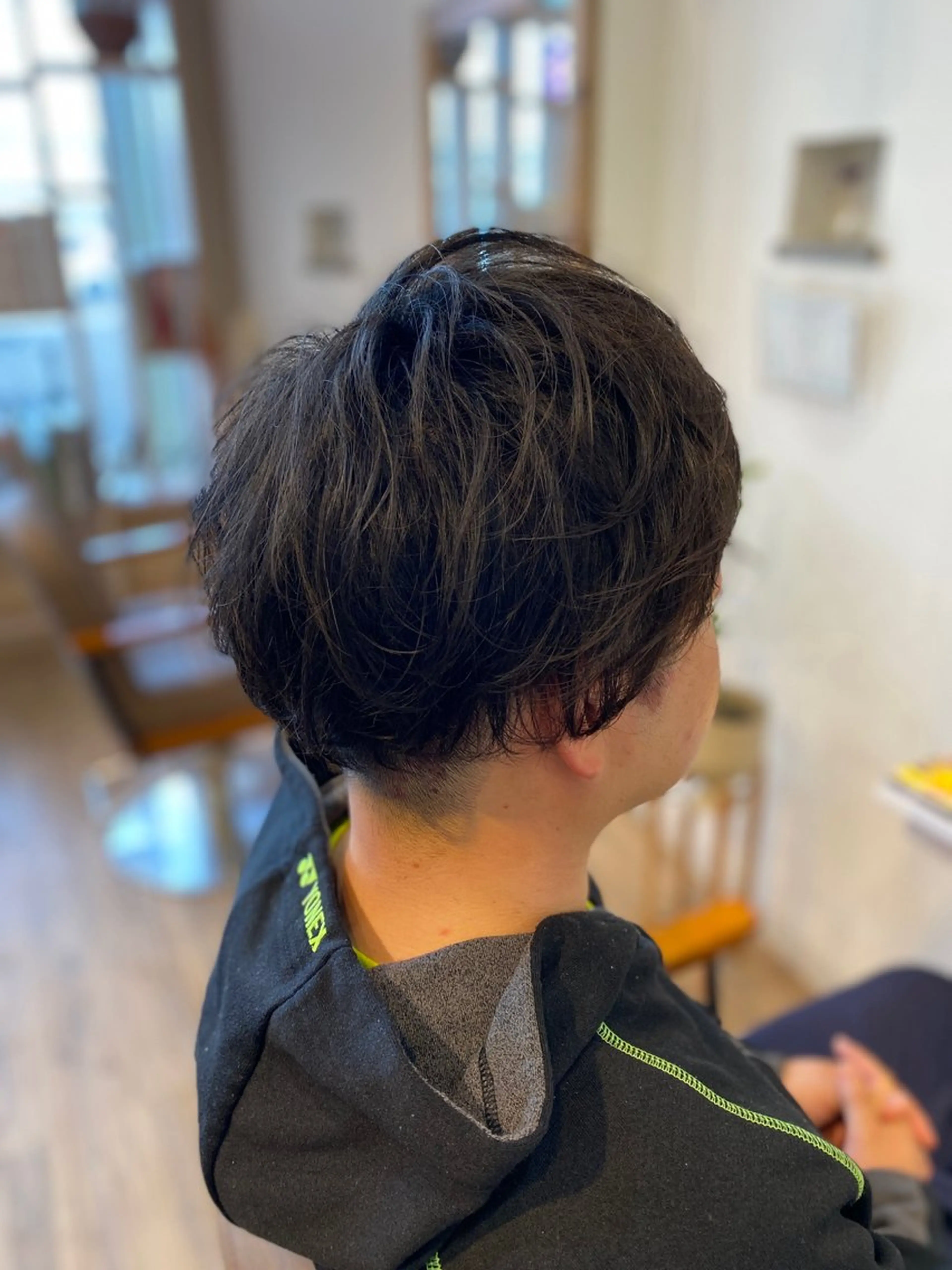 ショート メンズ マッシュ メンズパーマ カット 安住 千明のヘアスタイル