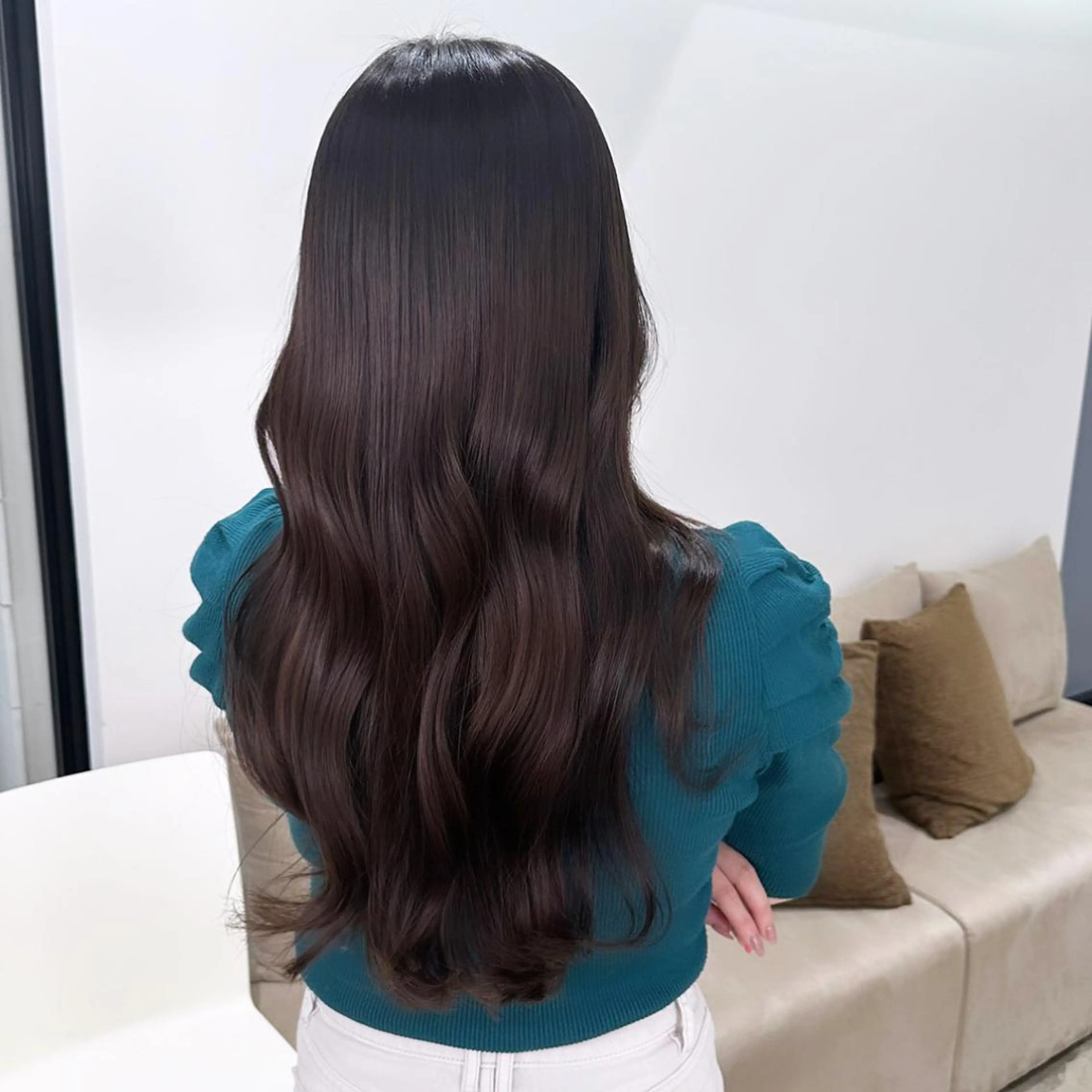 ロング カラー ヘアアレンジ くびれヘア 縮毛矯正/ネイル 🌻ひまわり🌻のヘアスタイル