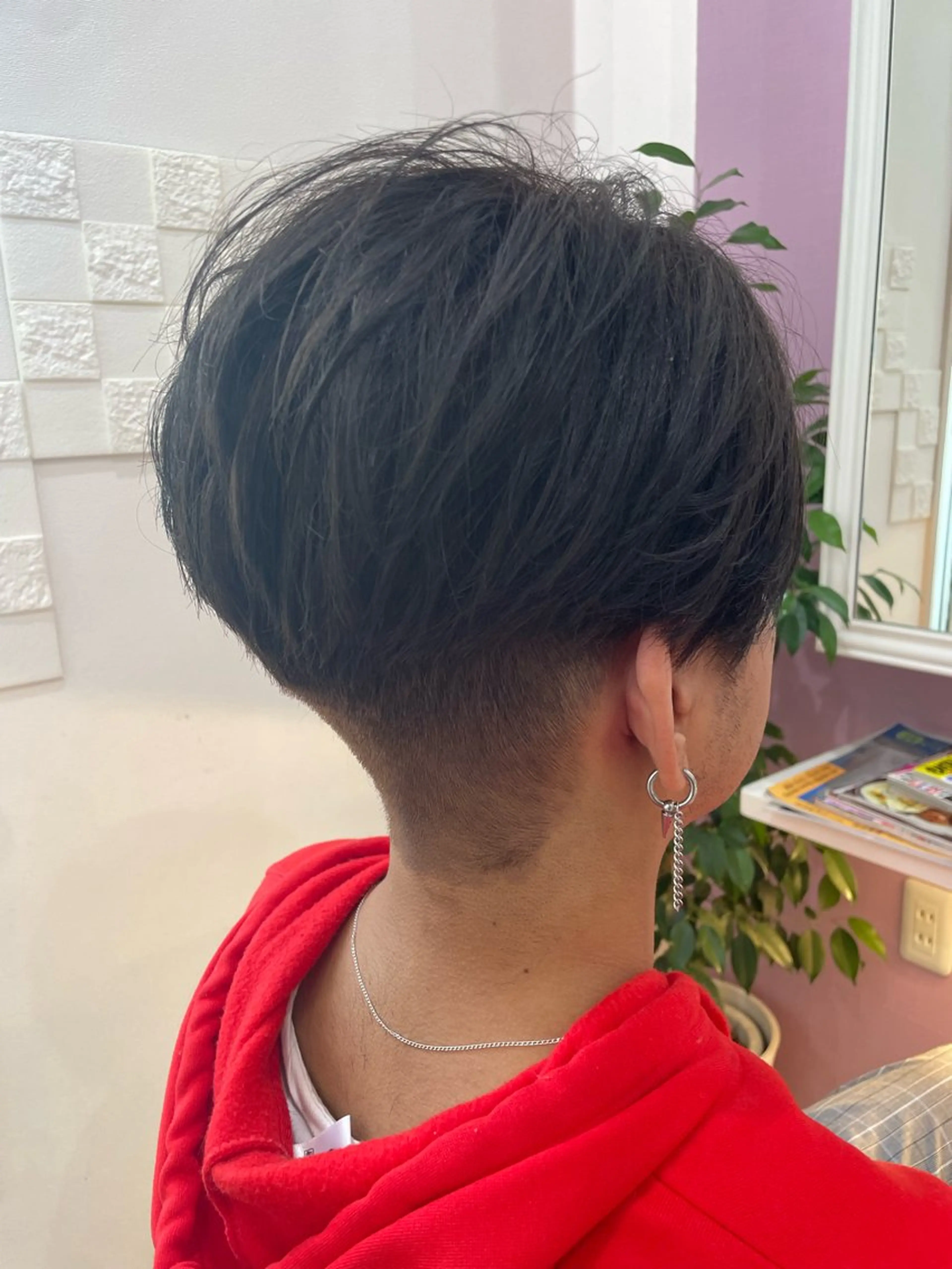 メンズ 加藤 亜実のヘアスタイル