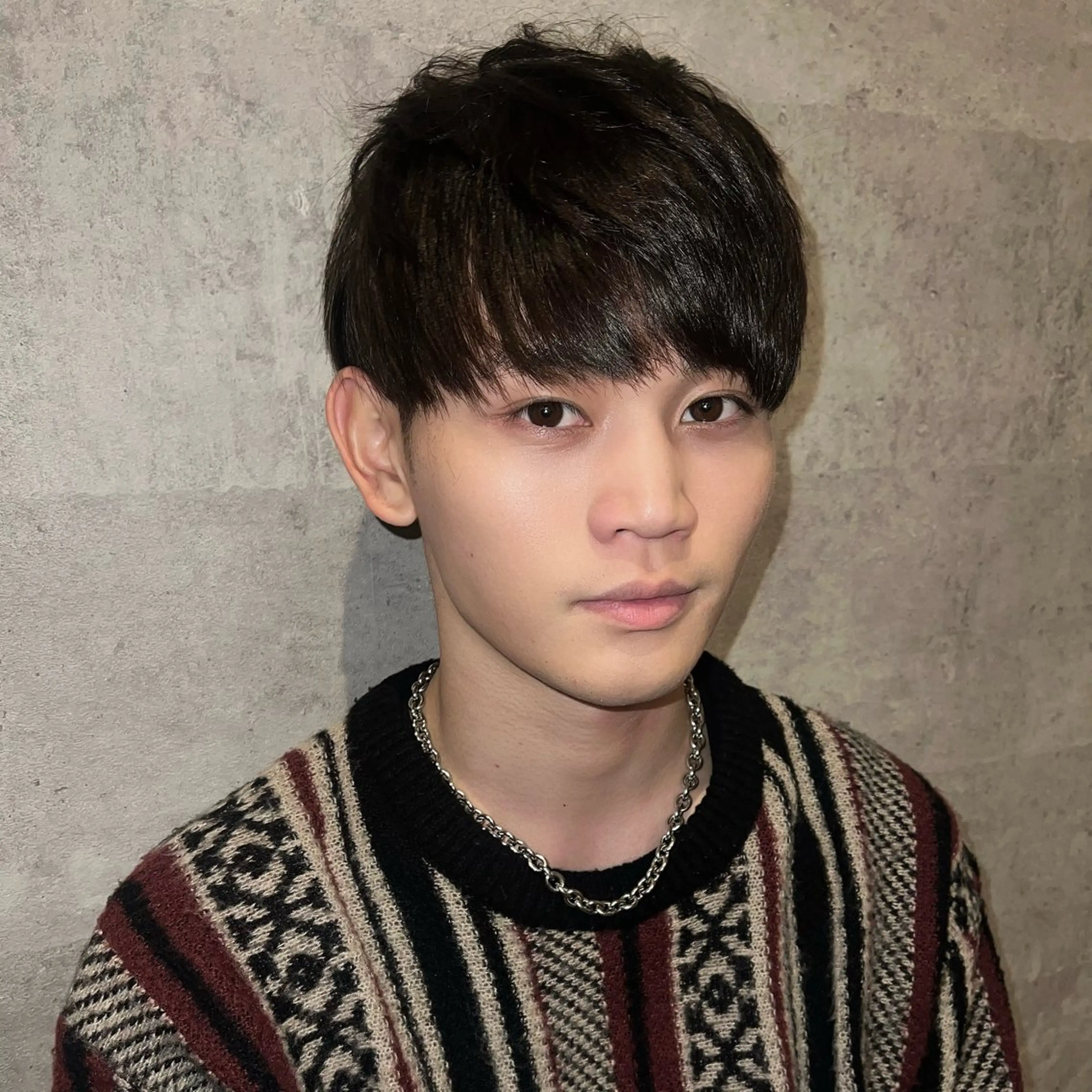 カラー パーマ メンズ カット 早川 翔夢のヘアスタイル