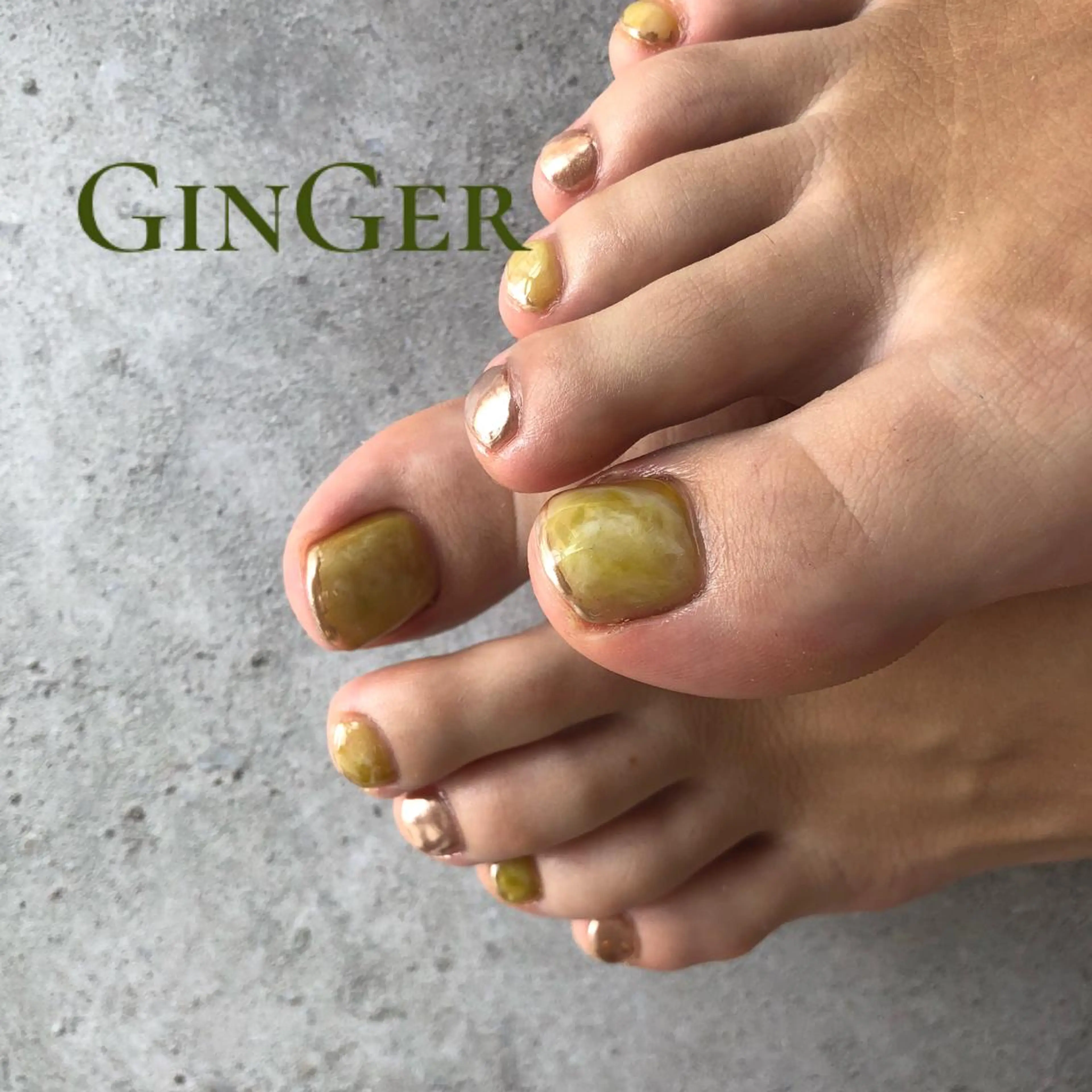 ネイル フットネイル GinGer nail salonのネイルデザイン