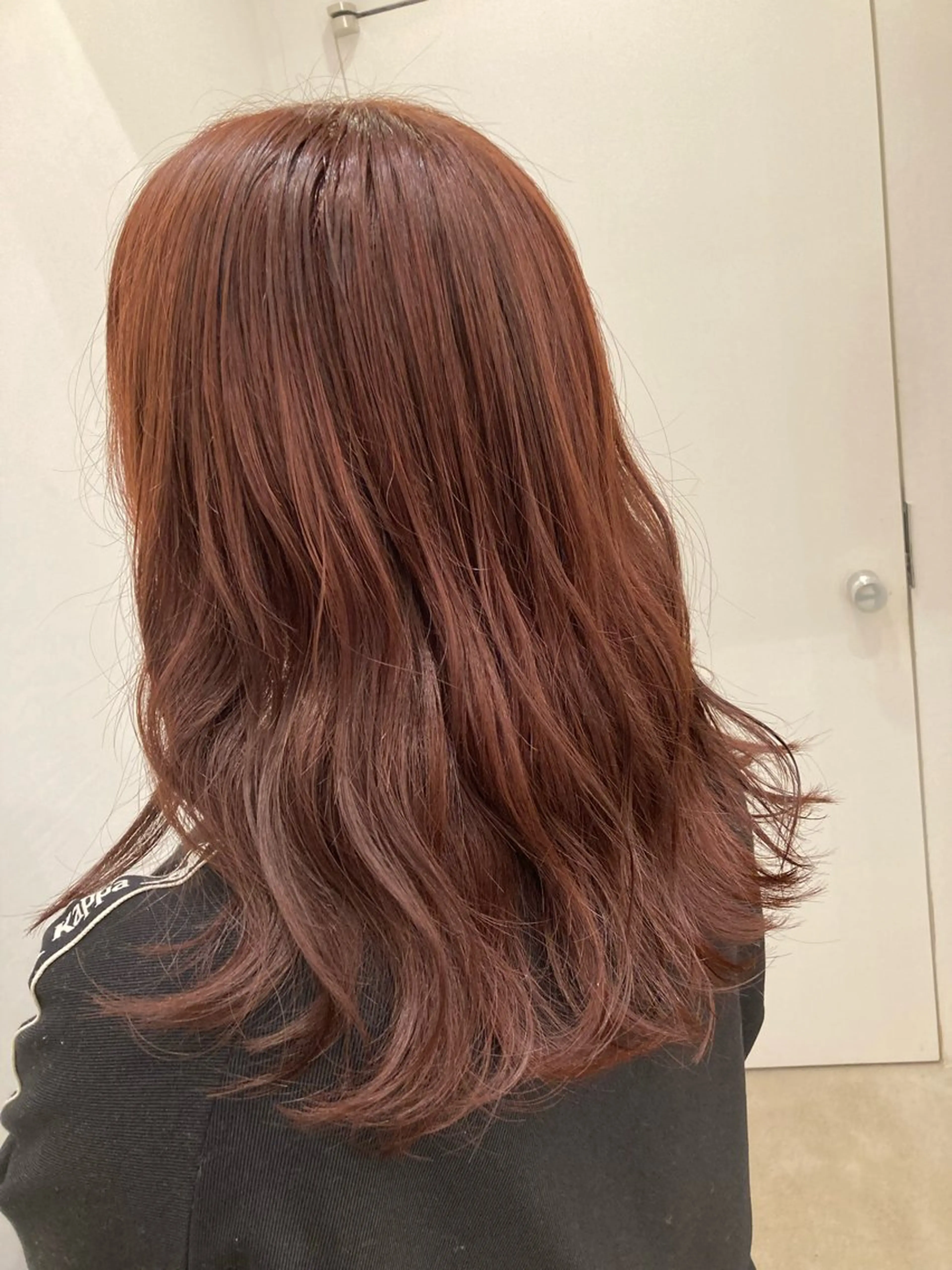 ミディアム ピンクブラウン KEYMAN HARUKAのマツエク・マツパデザイン