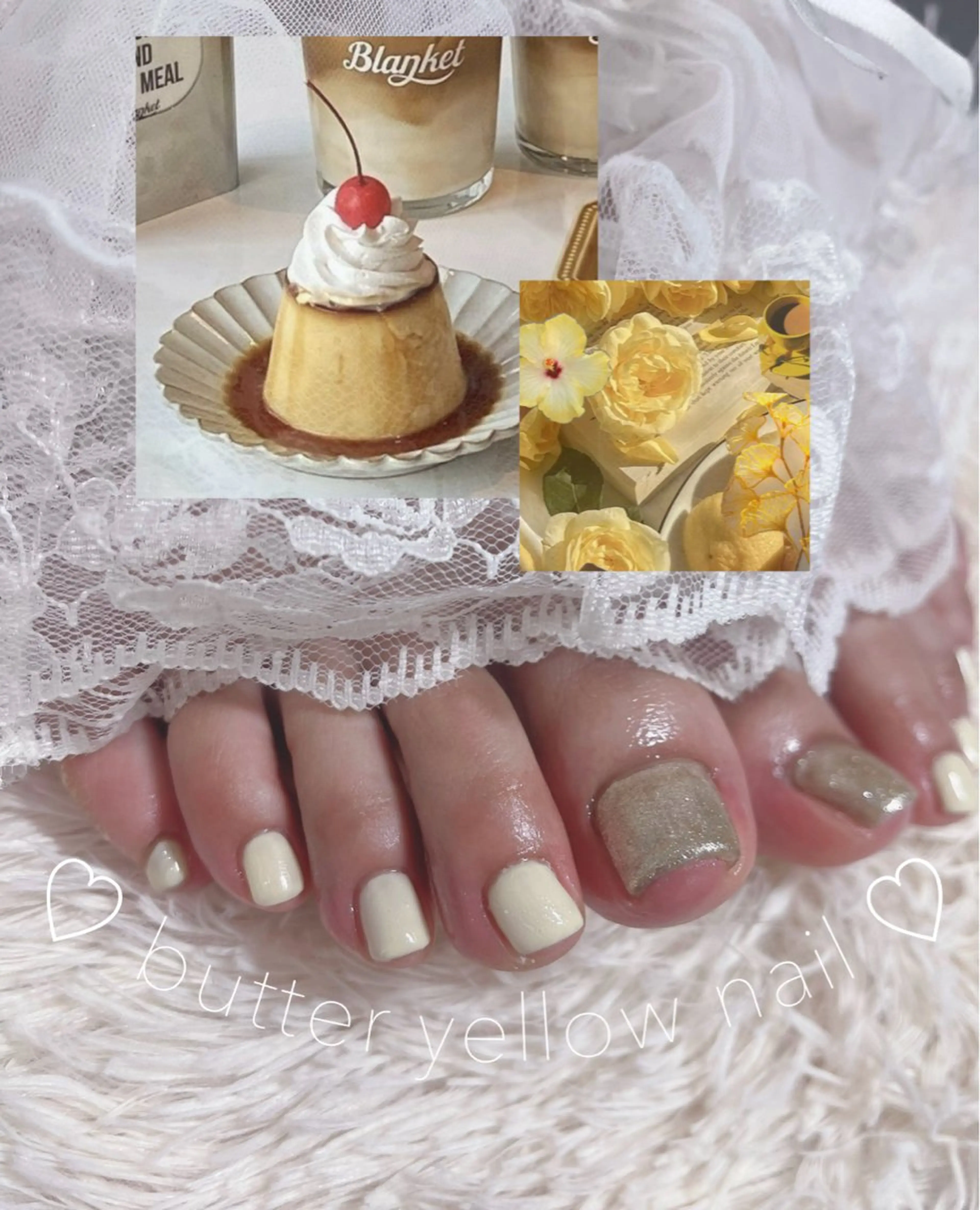 ◎Foot 👣 ジェルネイル🤍ワンカラー＋足裏かかとの角質ケア　< オフなし >  🛁フットバス、甘皮ケア付✨の写真