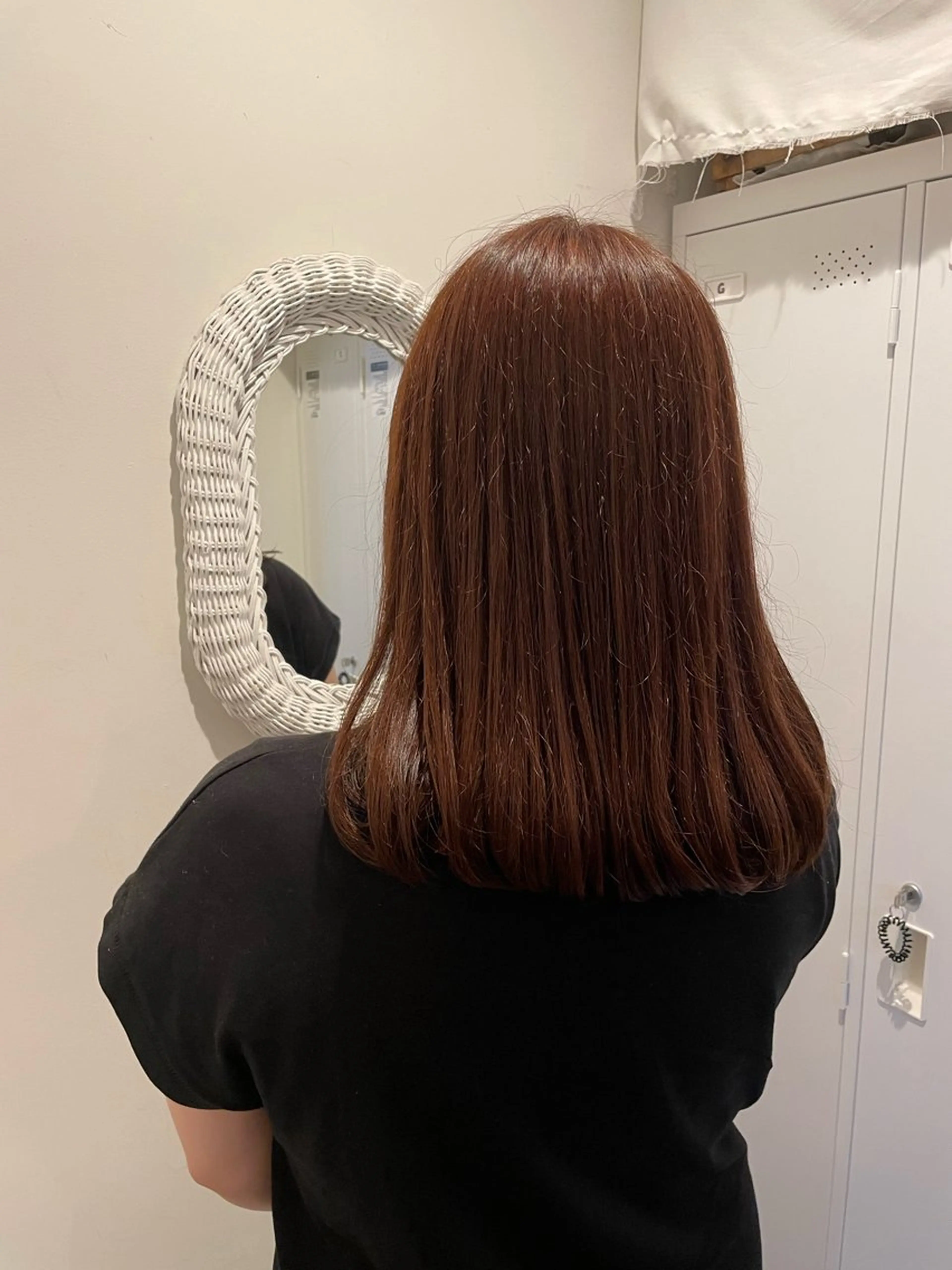カラー ブラウンカラー オレンジ オレンジブラウン ヘアカラー loty hair design所属・Juri メンズカット募集のヘアスタイル