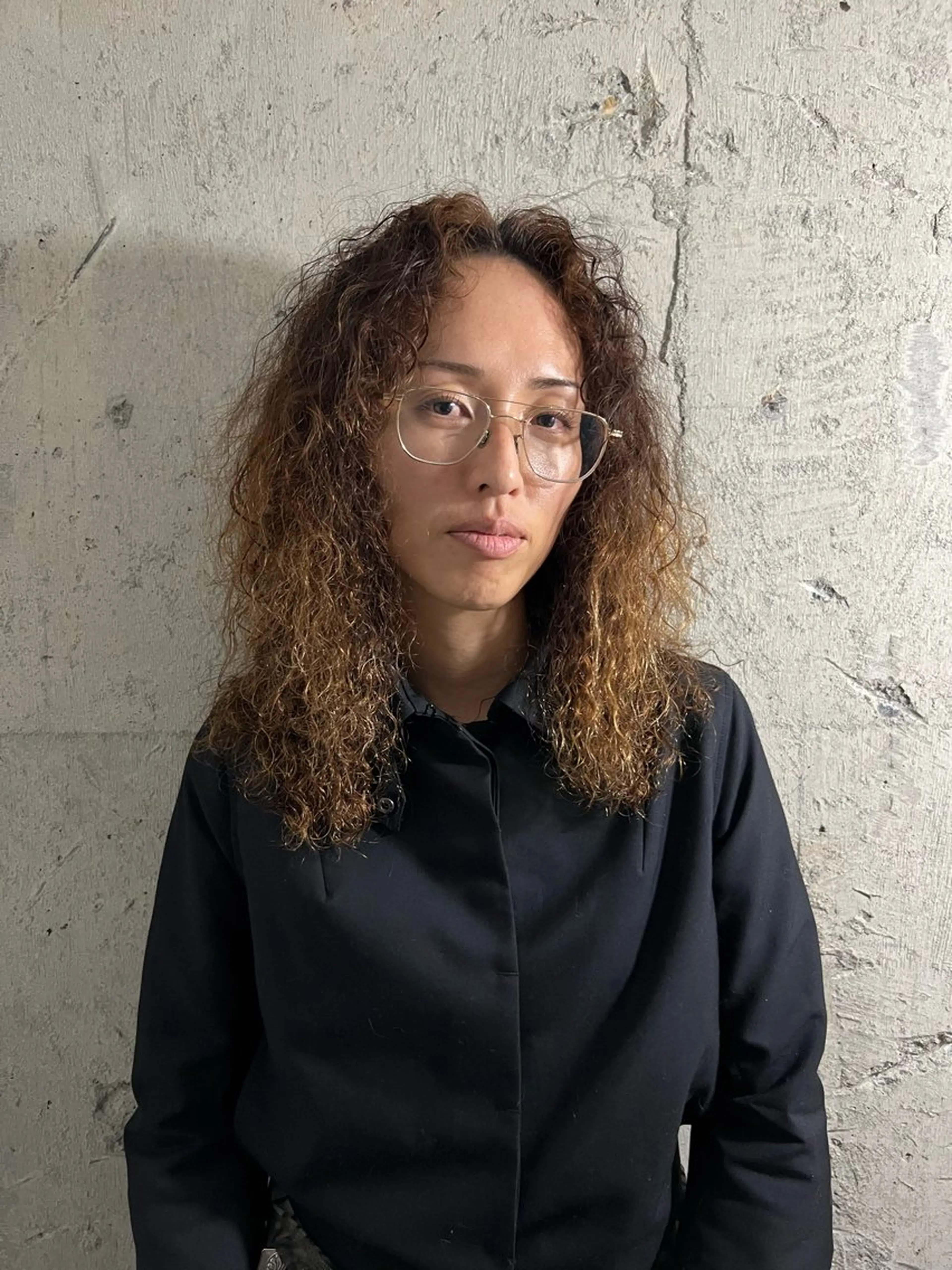 セミロング パーマ セミロングパーマ スパイラルパーマ dot+lim所属・Kawano Kaitoのヘアスタイル