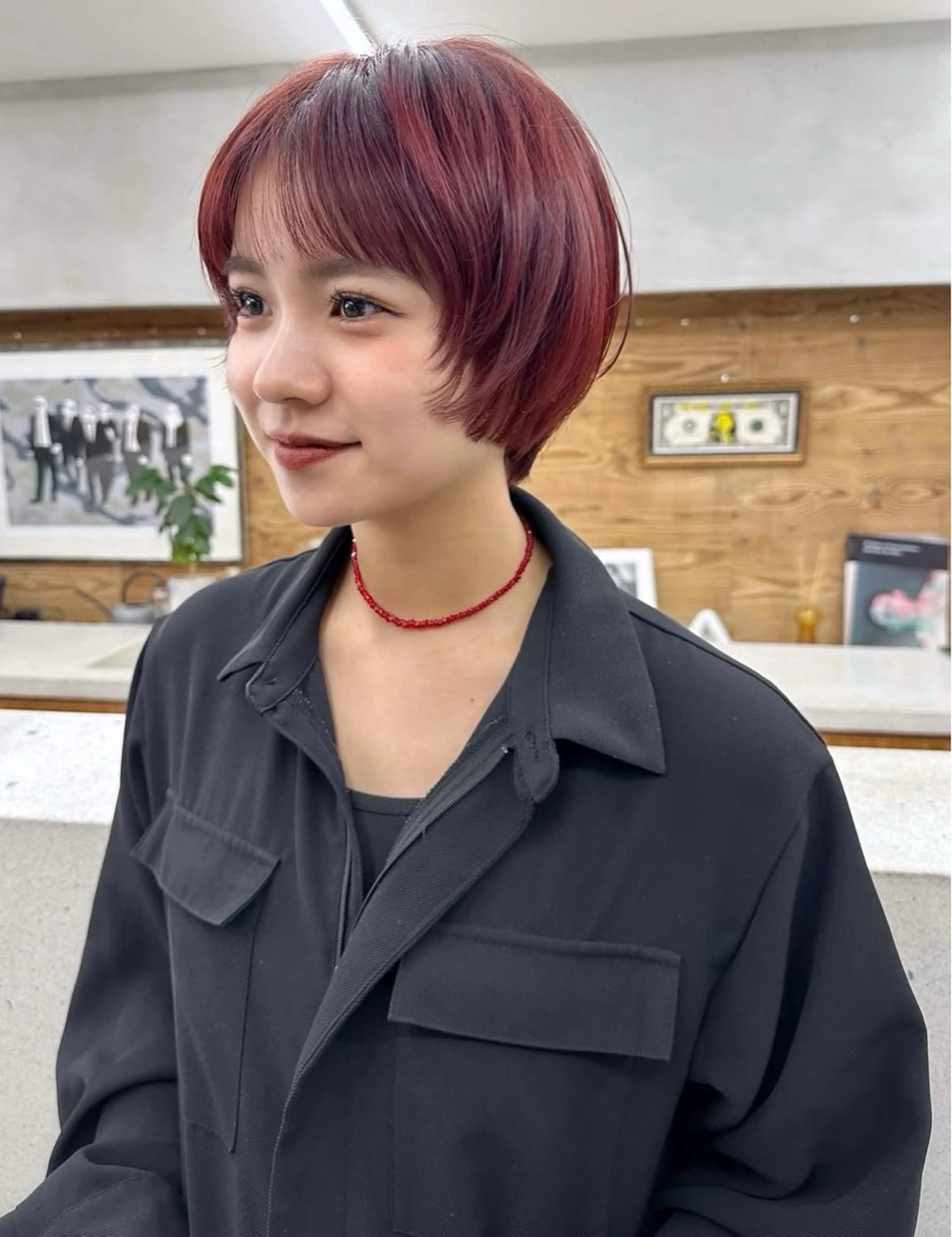 ショート カラー ショートヘア 榛地 渉馬のヘアスタイル