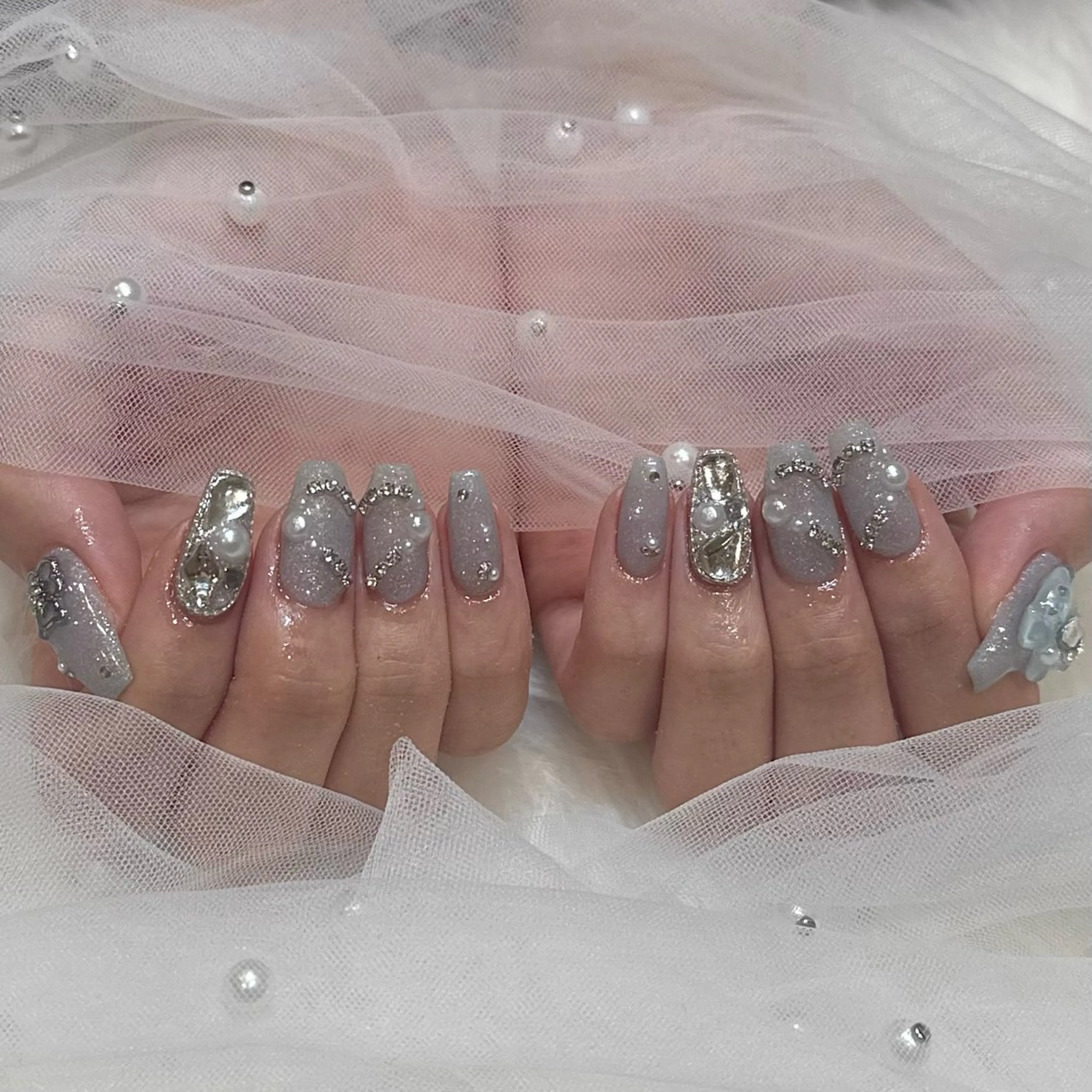 ネイル ハンドネイル She nail studio 原宿店所属・いいだえみ ୨୧ᵕ̤ᴗᵕ̤)のネイルデザイン
