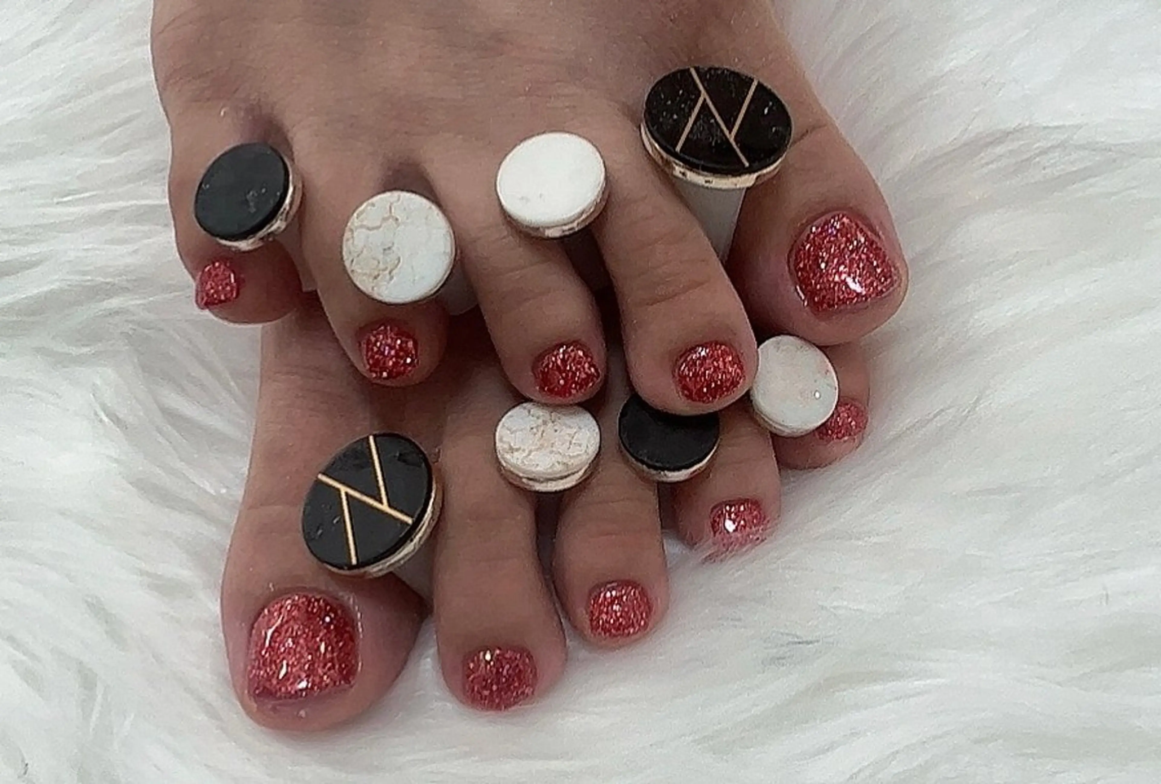 ネイル フットネイル ワンカラーネイル フットネイル Ruana Nailのネイルデザイン