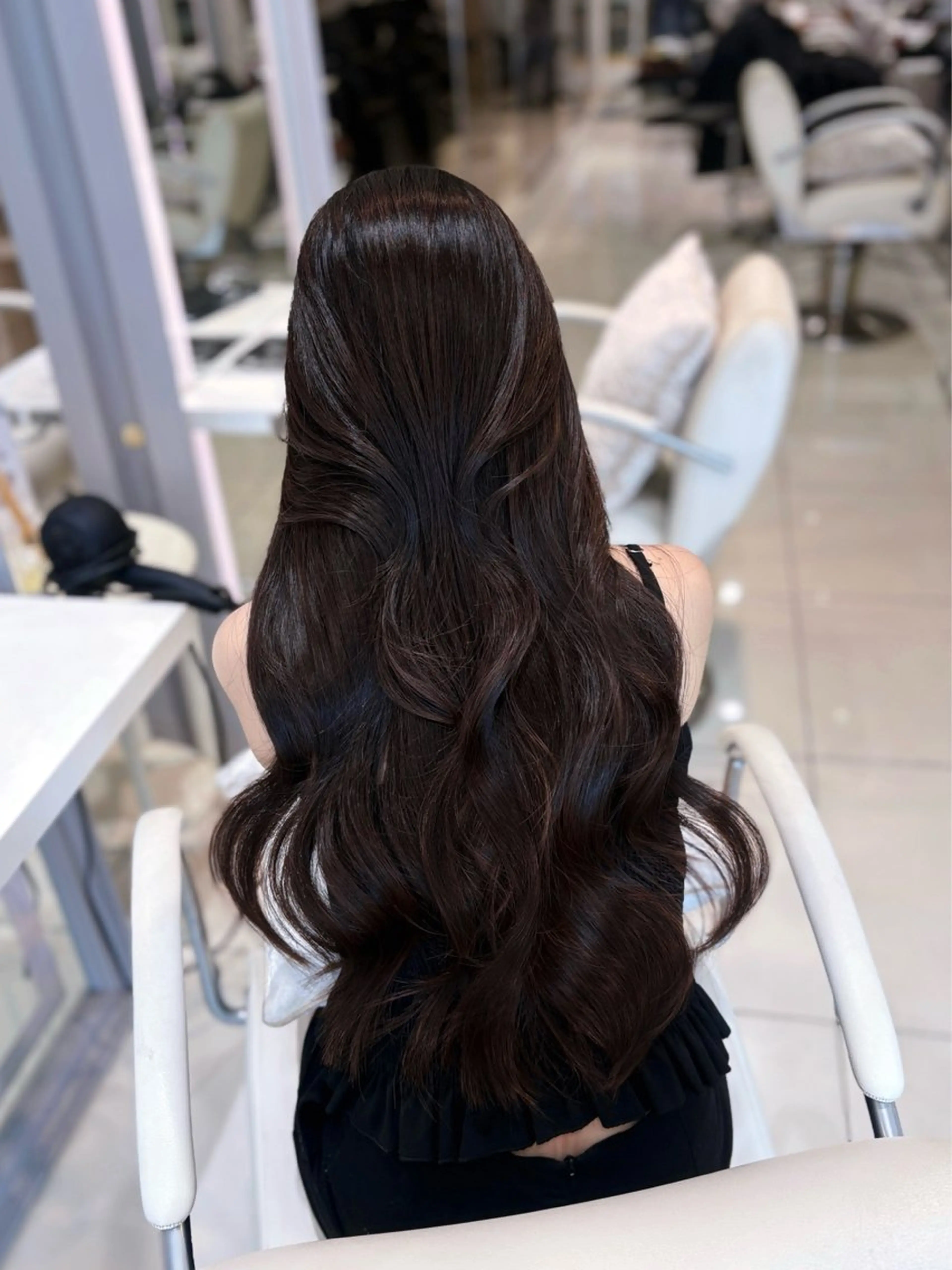 ロング カット ヘアカラー Fuka euphoriaのヘアスタイル