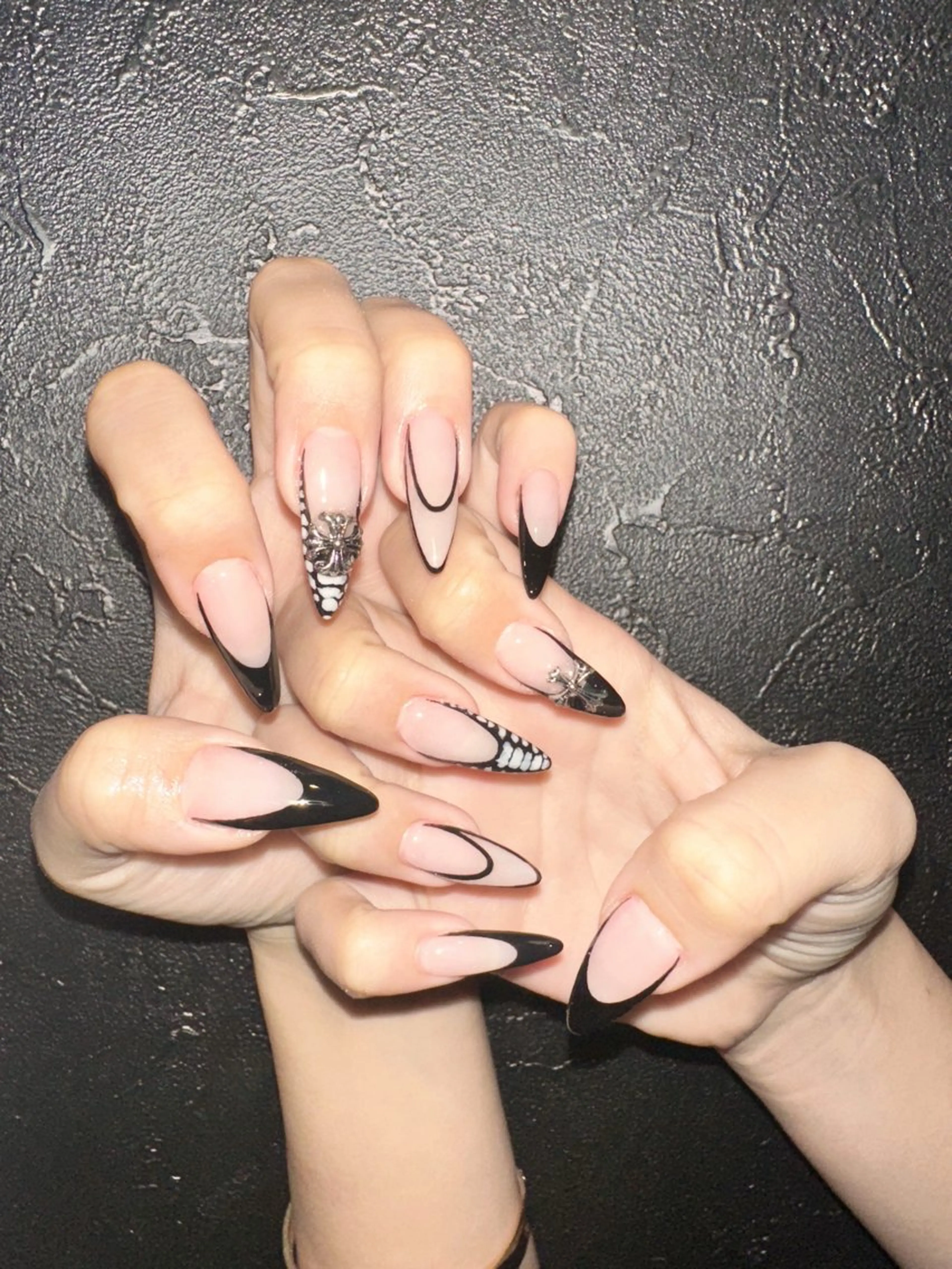ネイル ロングネイル スカルプネイル ワンホンネイル icy nail れいあのネイルデザイン