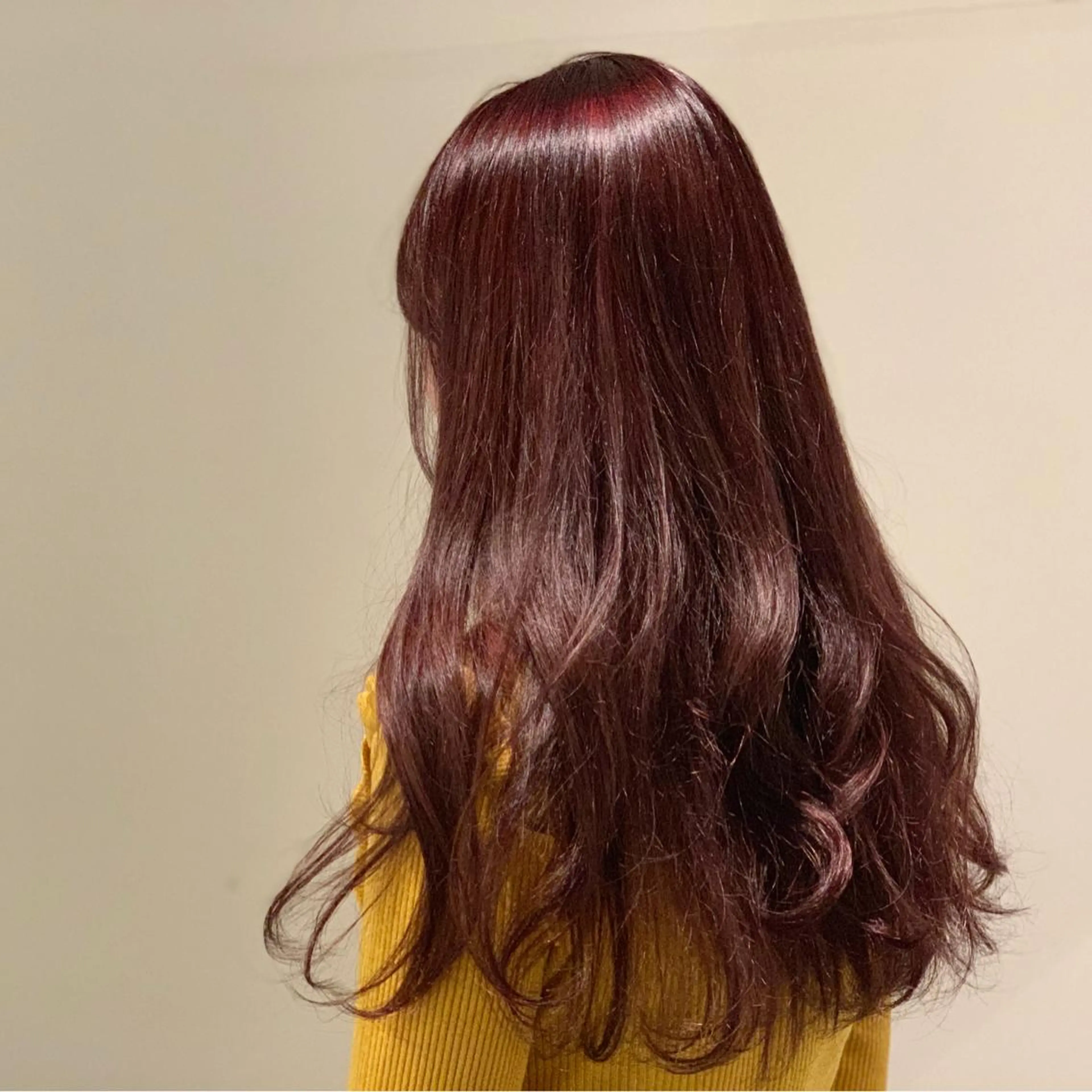 ロング カラー ダブルカラー ピンクカラー 野々村 朋美のヘアスタイル