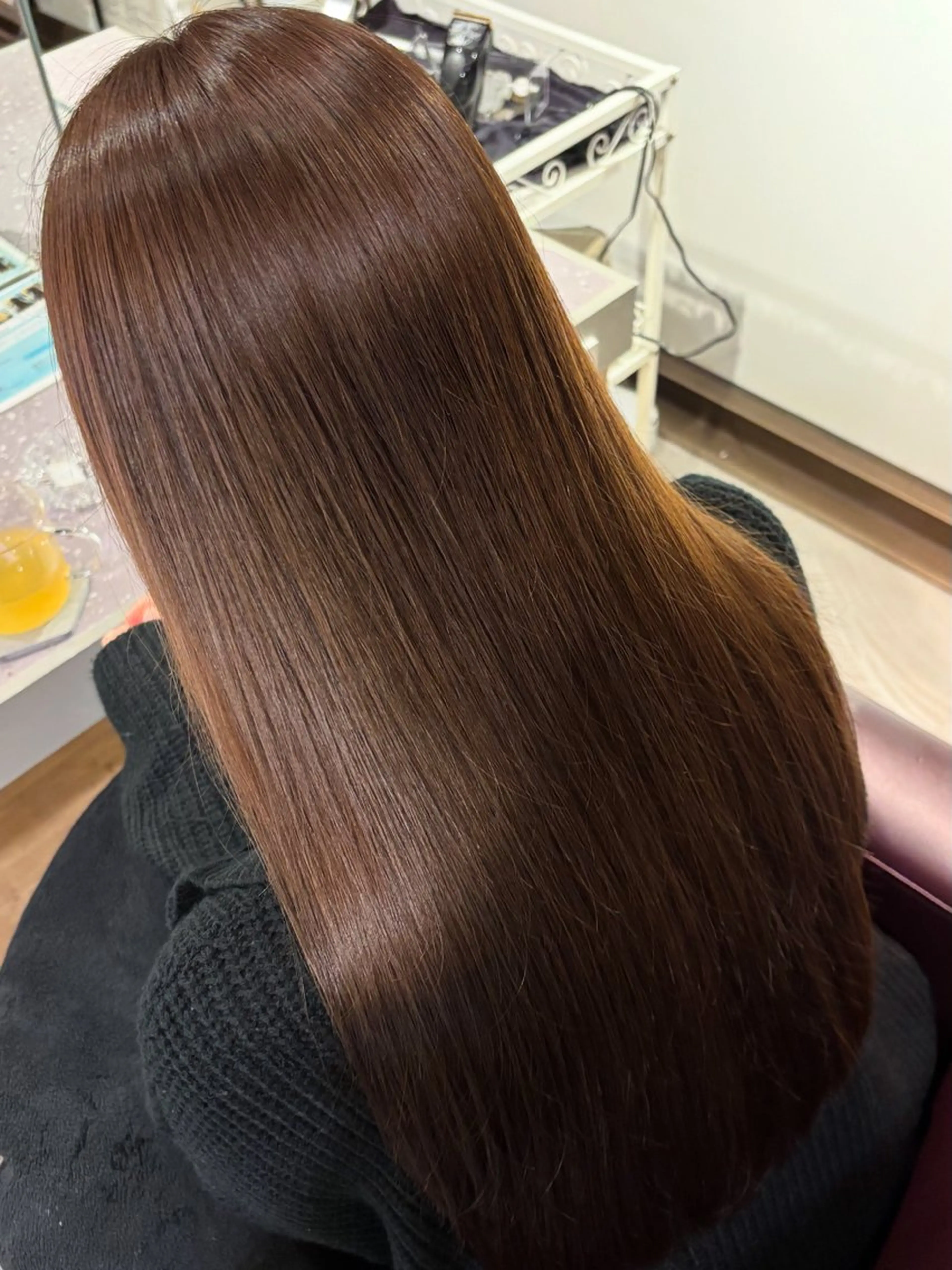 セミロング 札幌中央区縮毛矯正 美容師遠藤龍雅のヘアスタイル