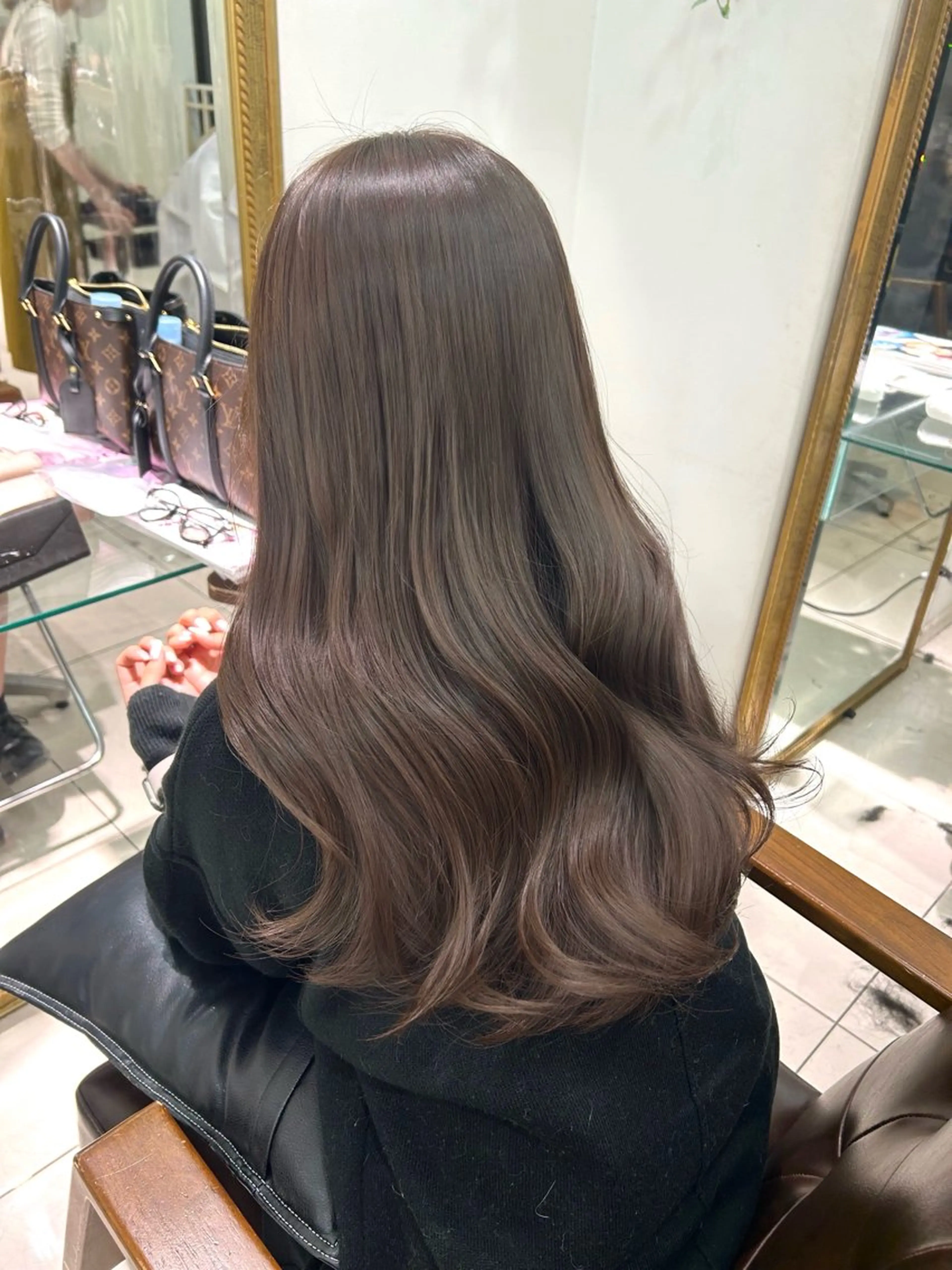 ロング 縮毛矯正 🩶透明感カラー/ うる艶/nanakoのヘアスタイル