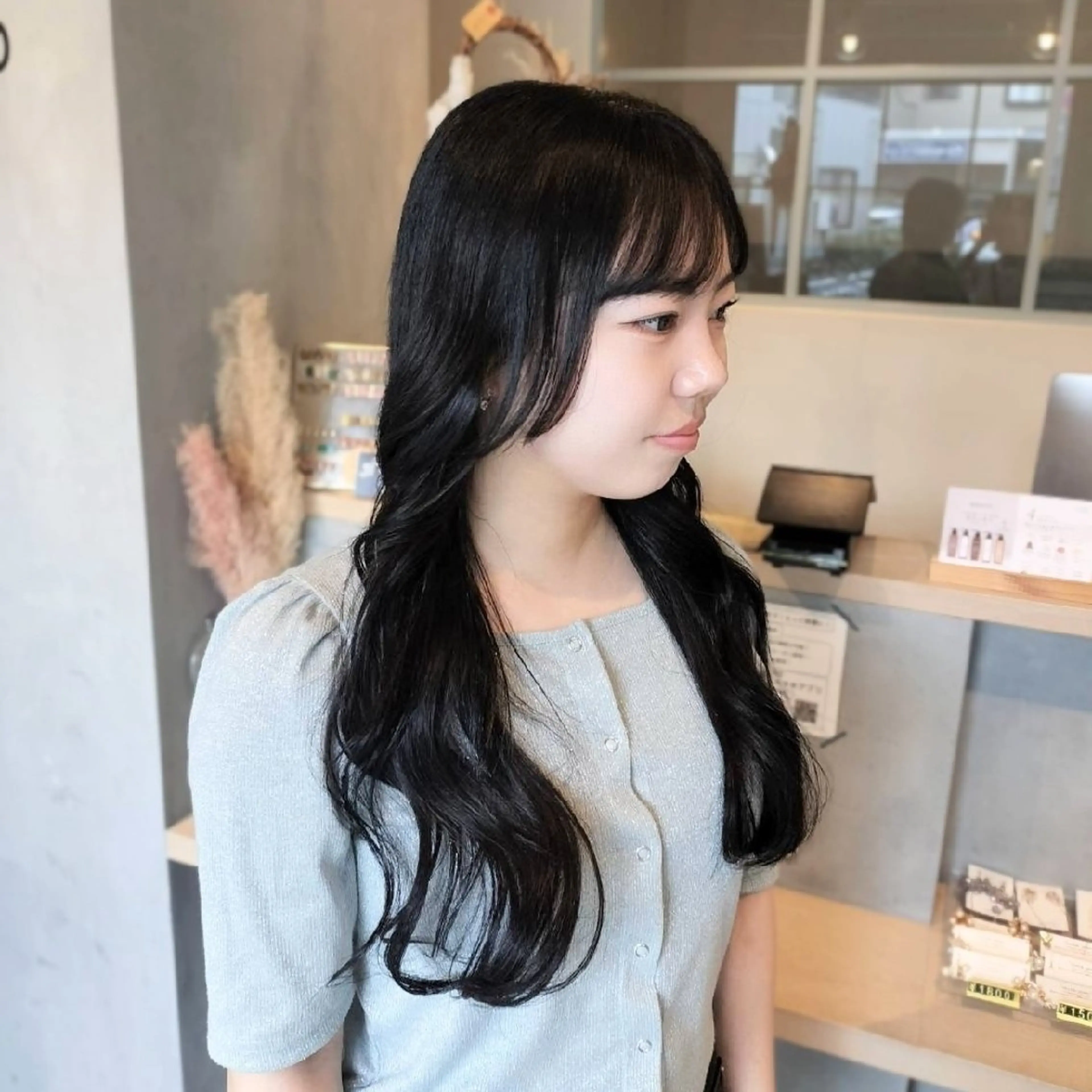 ロング カラー ブラウンカラー ヘアカラー ROCCO ひなこのヘアスタイル