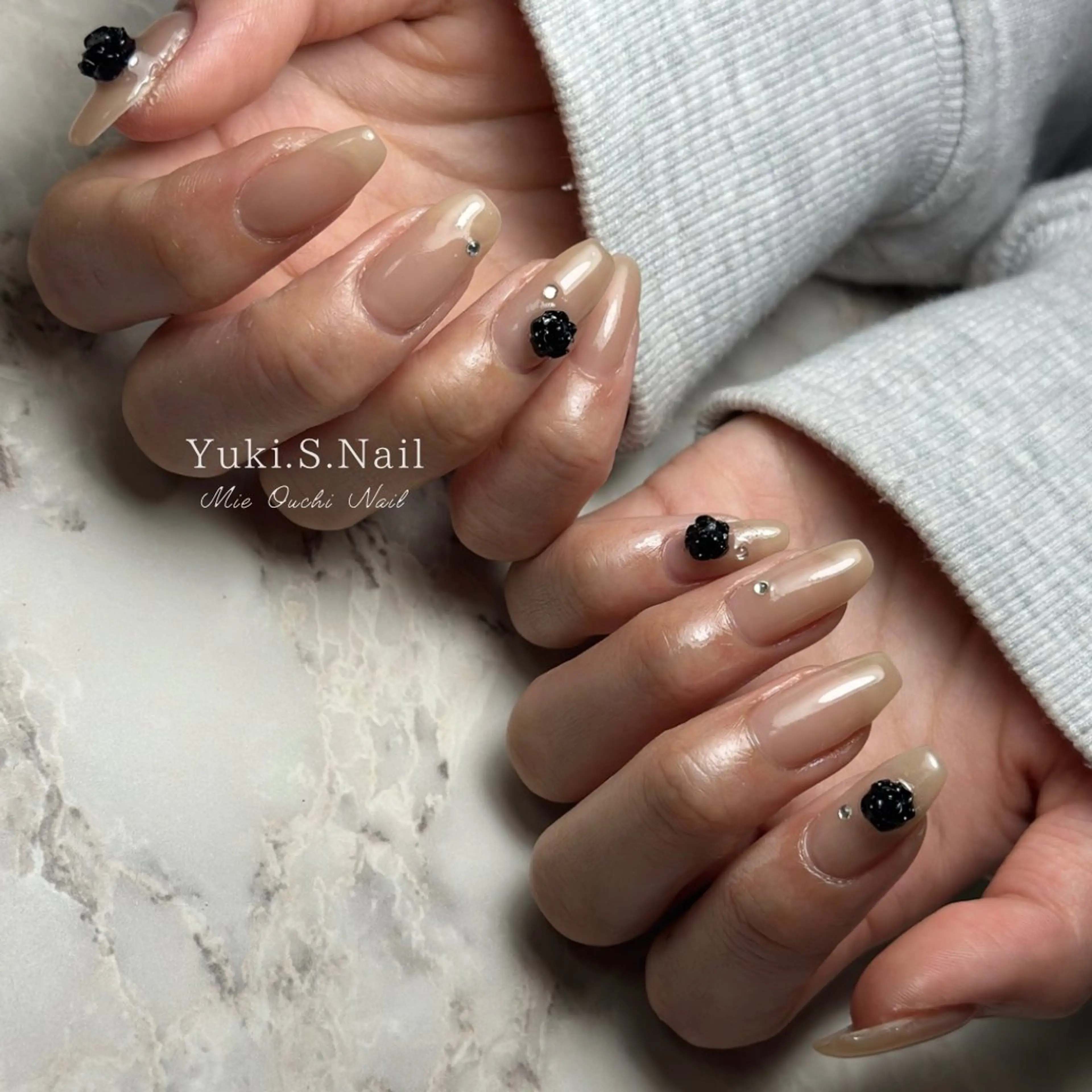 ショート ハンドネイル Yuki S.Nailのネイルデザイン
