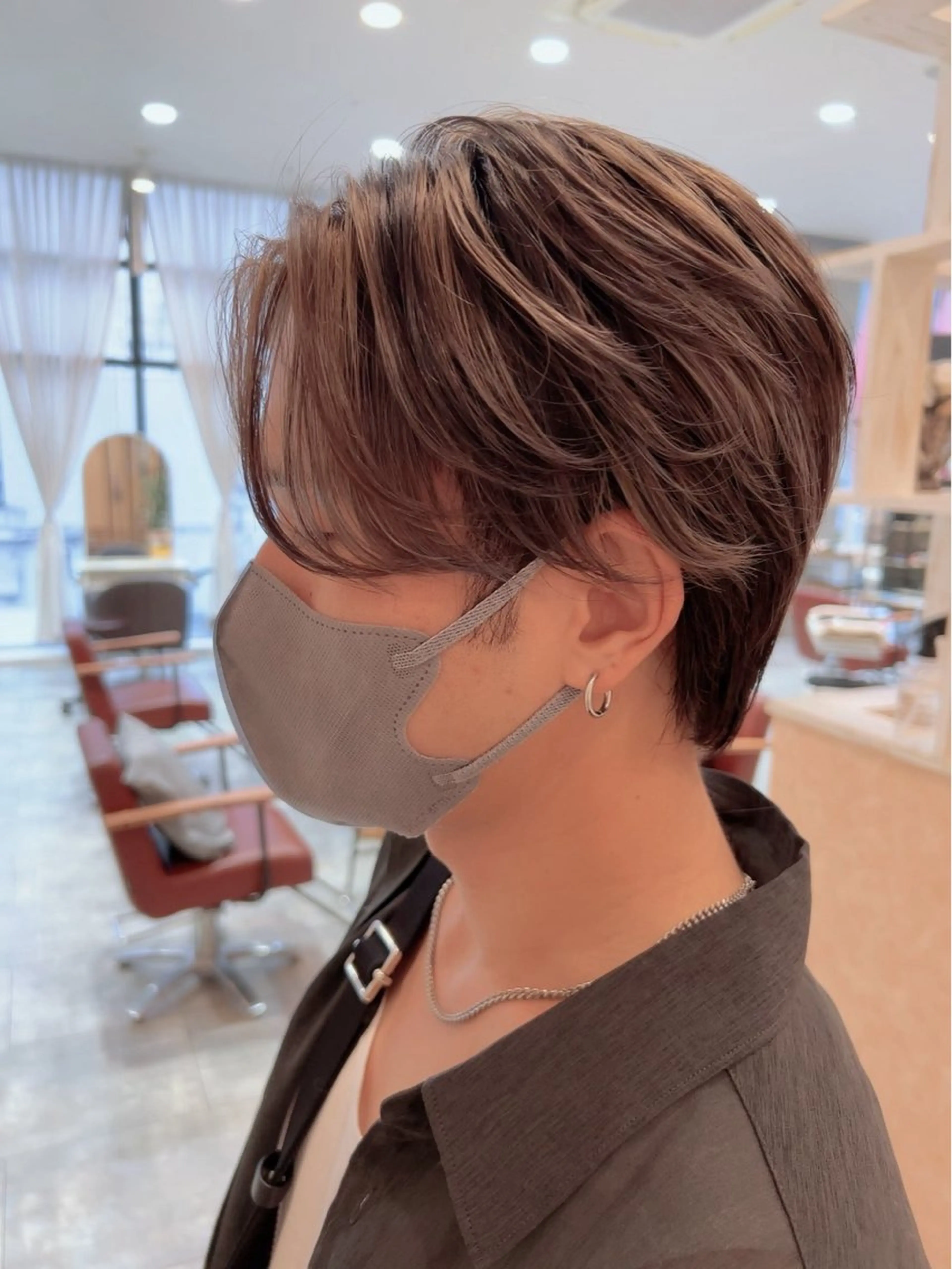 ショート メンズ 梅田美容室　山本 歩夢のヘアスタイル