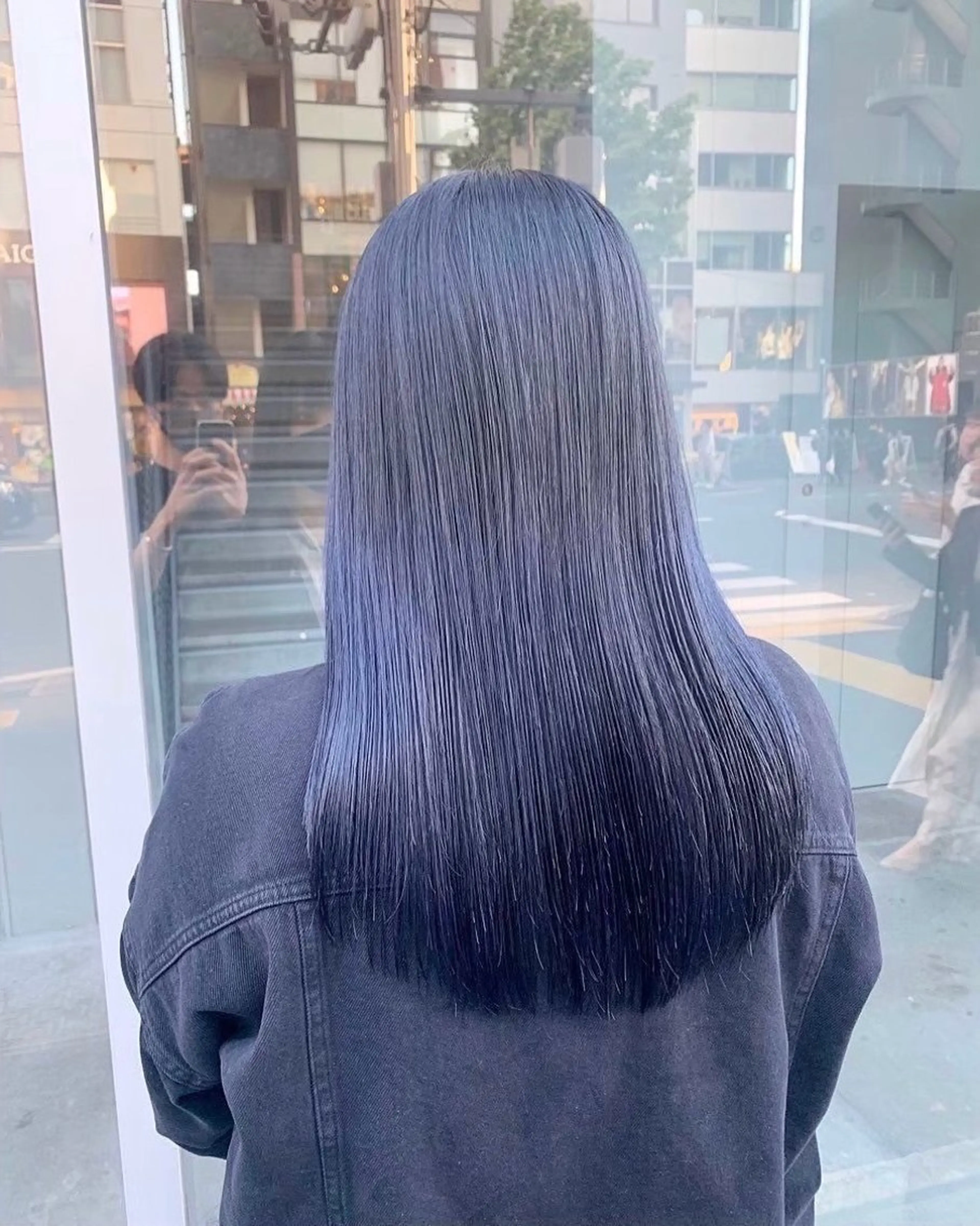 セミロング カラー カット ヘアカラー トリートメント ヘッドスパ ヘアセット 寒色デザイン職人 Rimu🤍のヘアスタイル