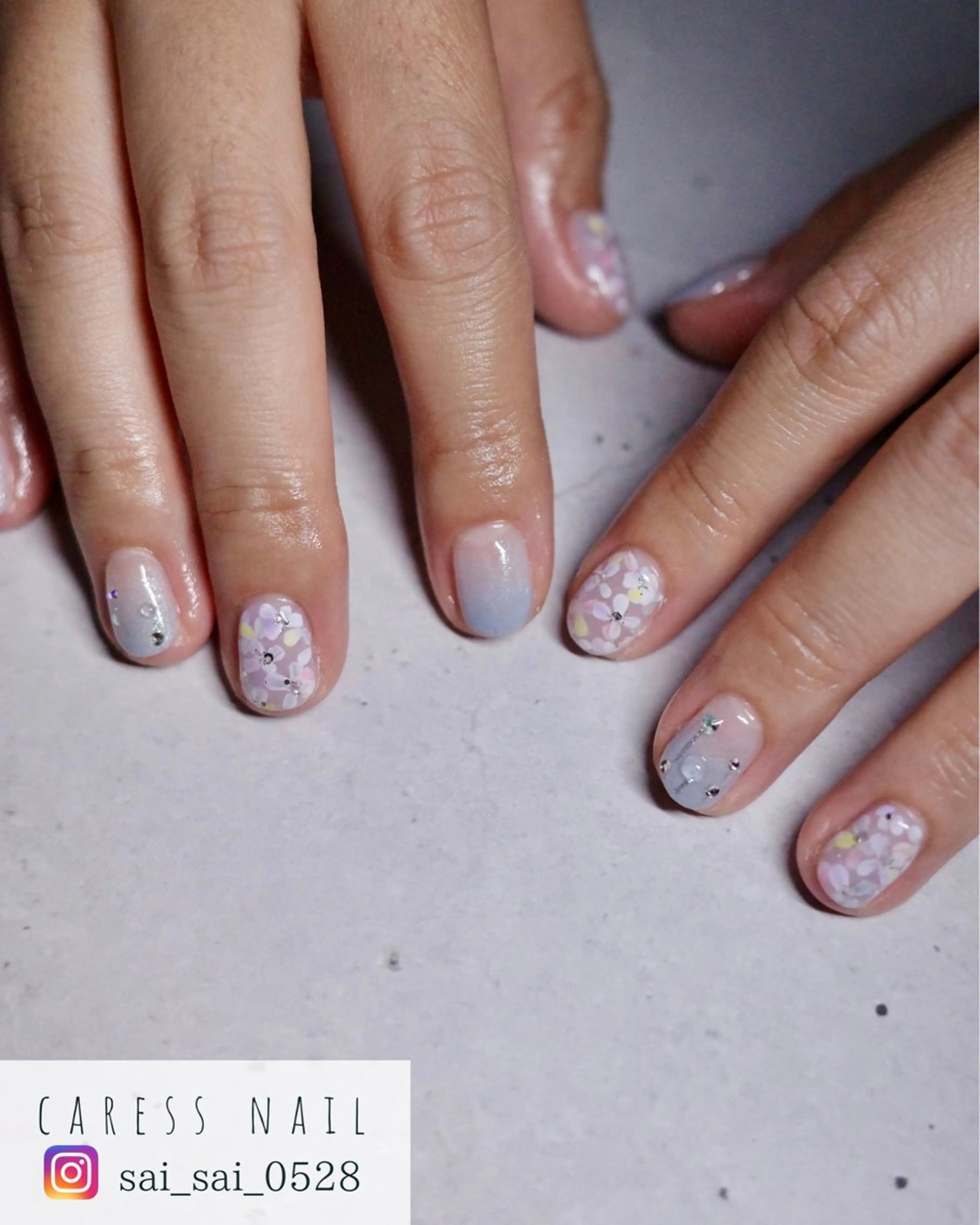 ネイル caress  nail カレスネイル　代々木上原所属・カレスネイル さいのネイルデザイン