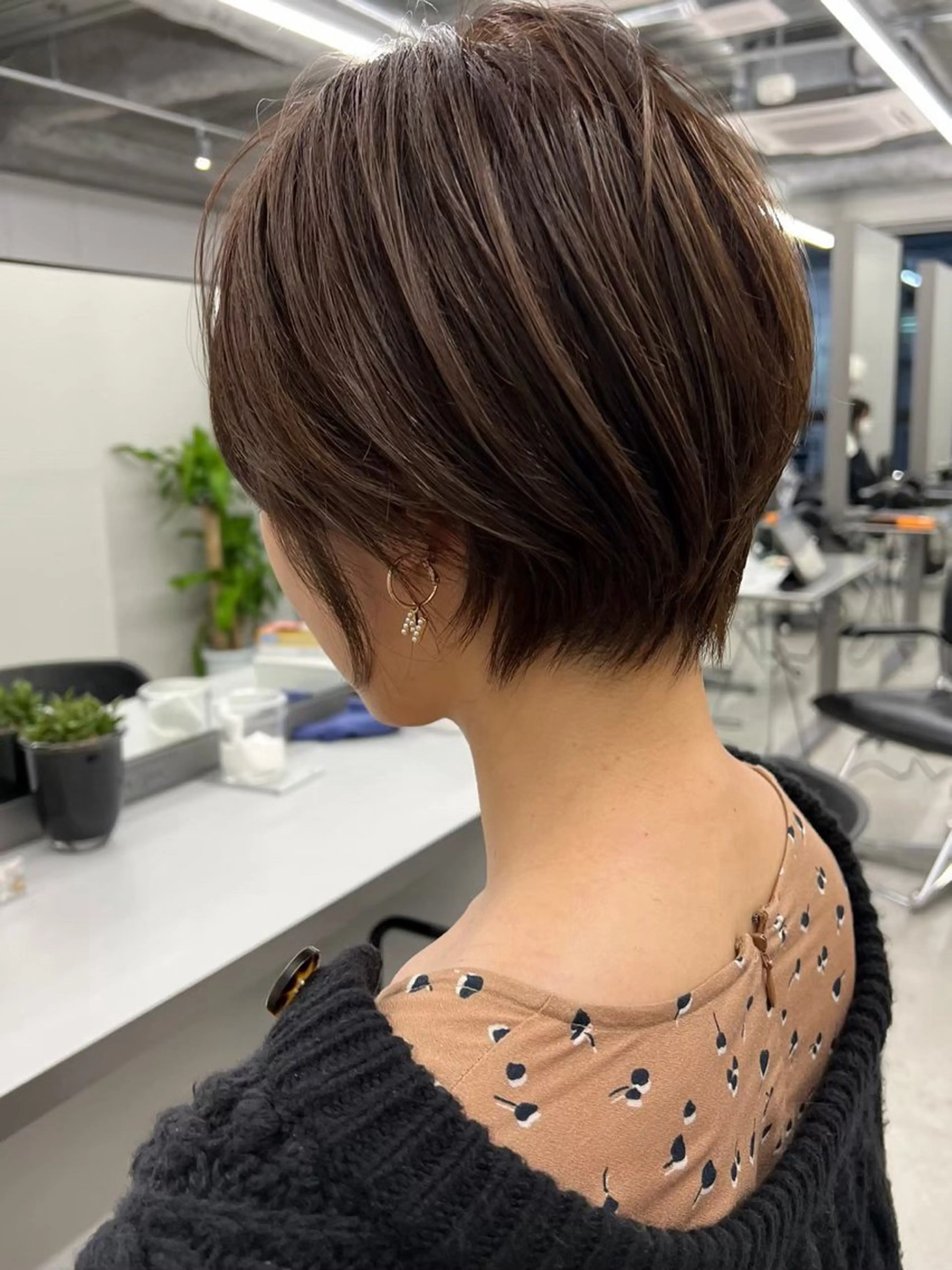 ショート カラー カット ヘアカラー ハイライトNo.1☆ ゆうのヘアスタイル