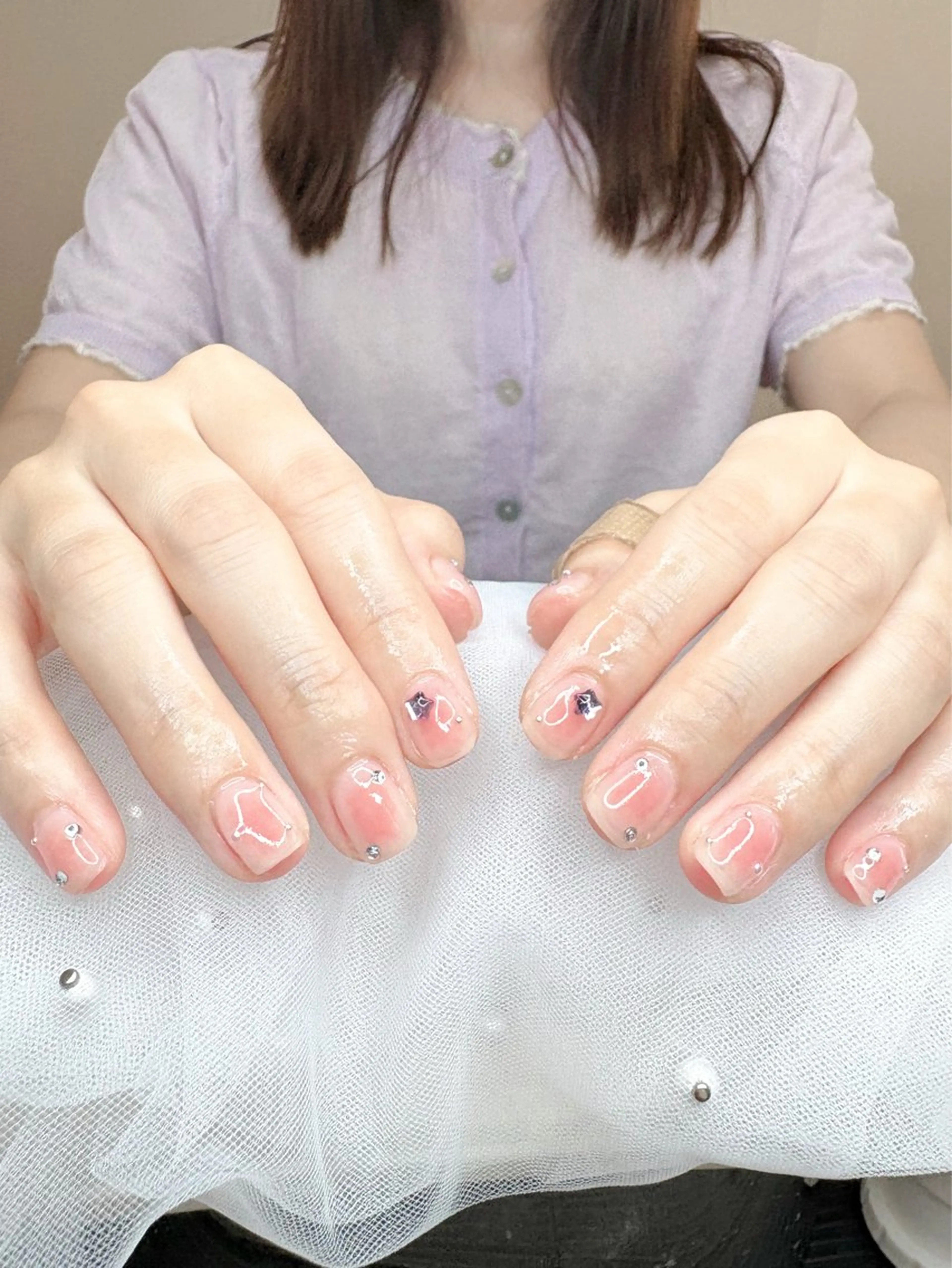 ネイル 💐Lumière 🩵かわちゃん💅のネイルデザイン