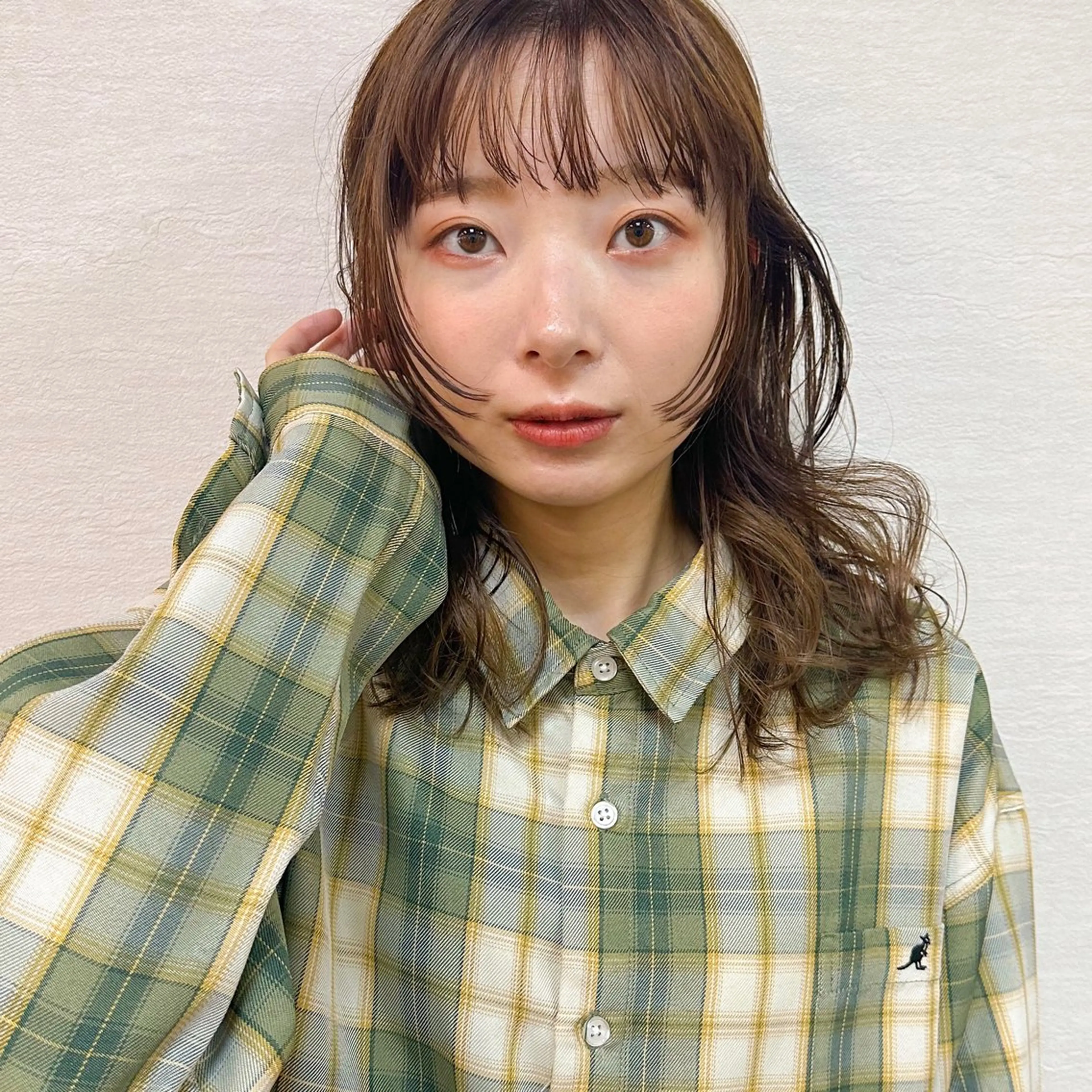 セミロング カラー 似合わせカット カット ヘアカラー トリートメント 高橋 みく/ minim 暖色のヘアスタイル