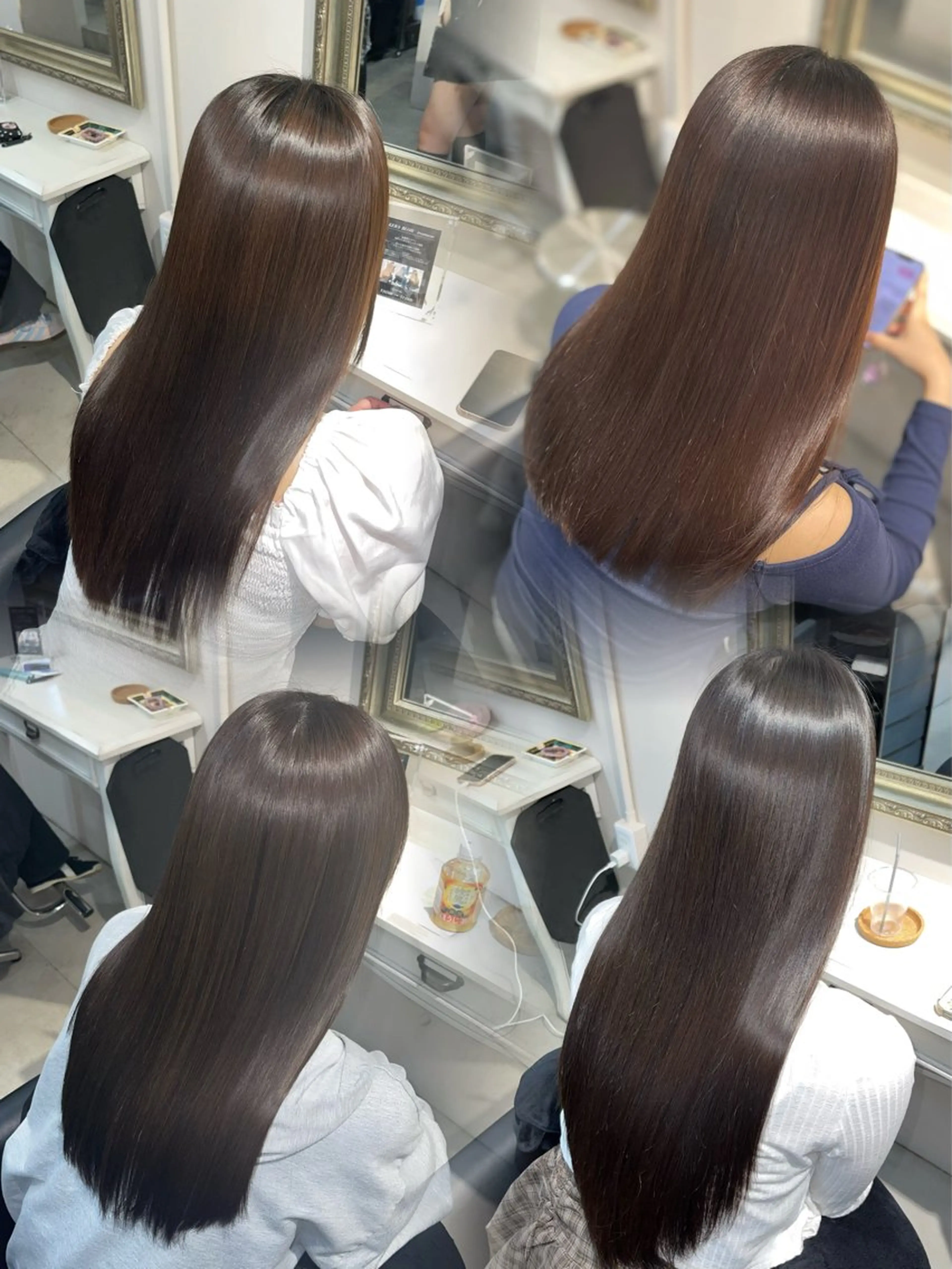 ロング 髪質改善 カット 縮毛矯正 堀江/韓国風🇰🇷 /艶髪/NENE🫧のヘアスタイル