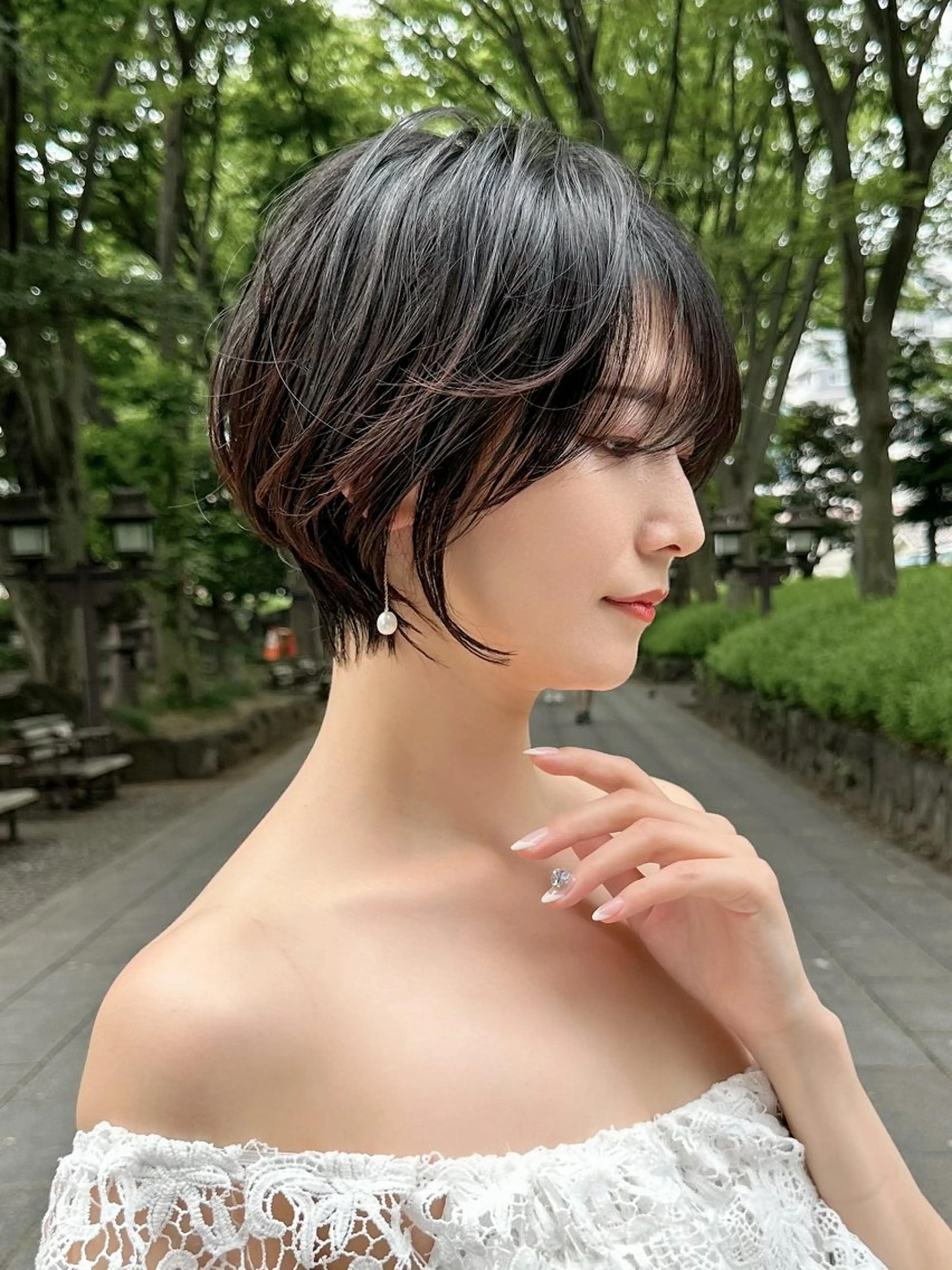 ショート ショートヘア 小顔カット カット ヘアカラー トリートメント ヘッドスパ 遠藤大雅 ショート /韓国ボブ🌈のヘアスタイル