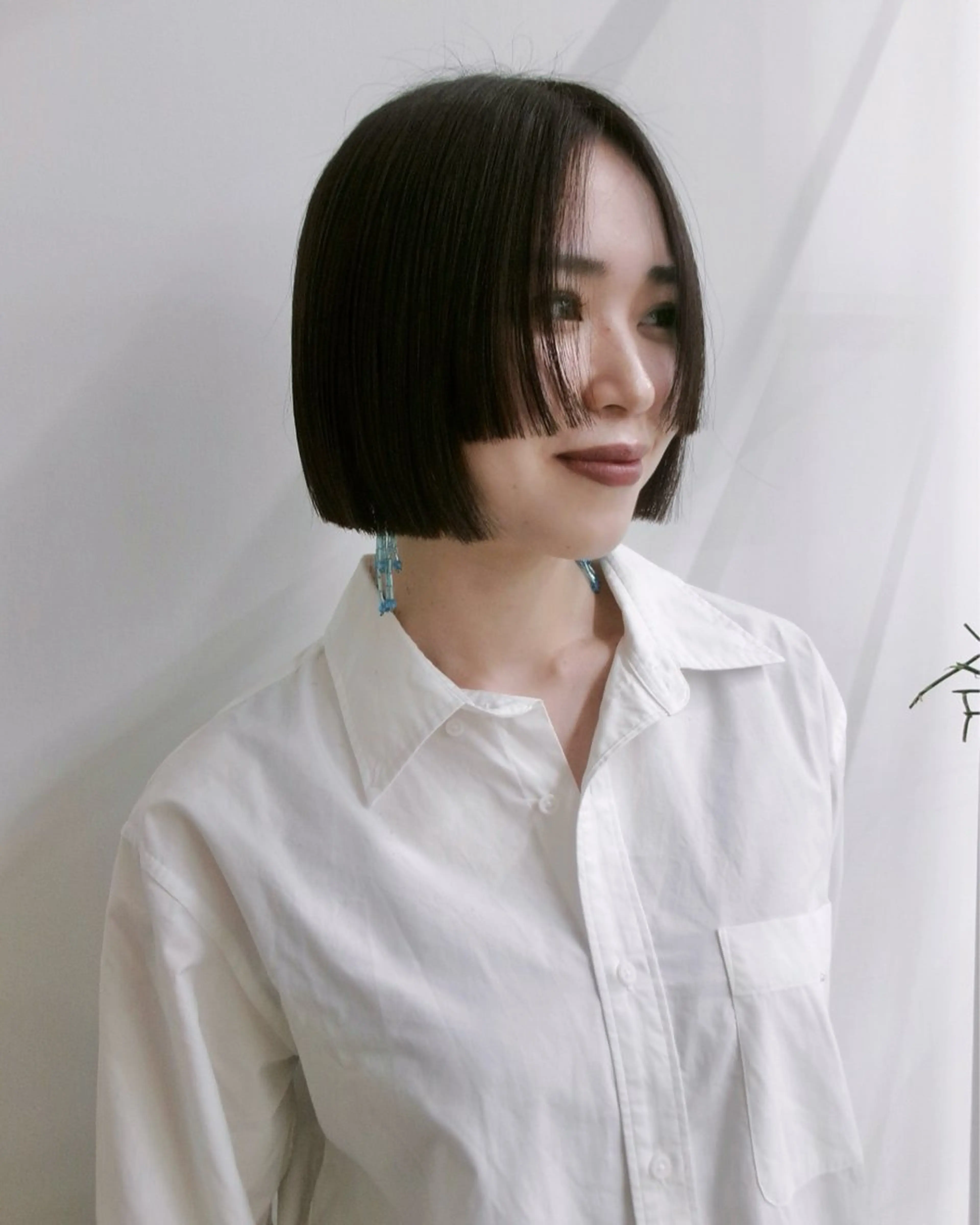 ショート Vibe所属・hanami パーマ/透明感カラーのヘアスタイル