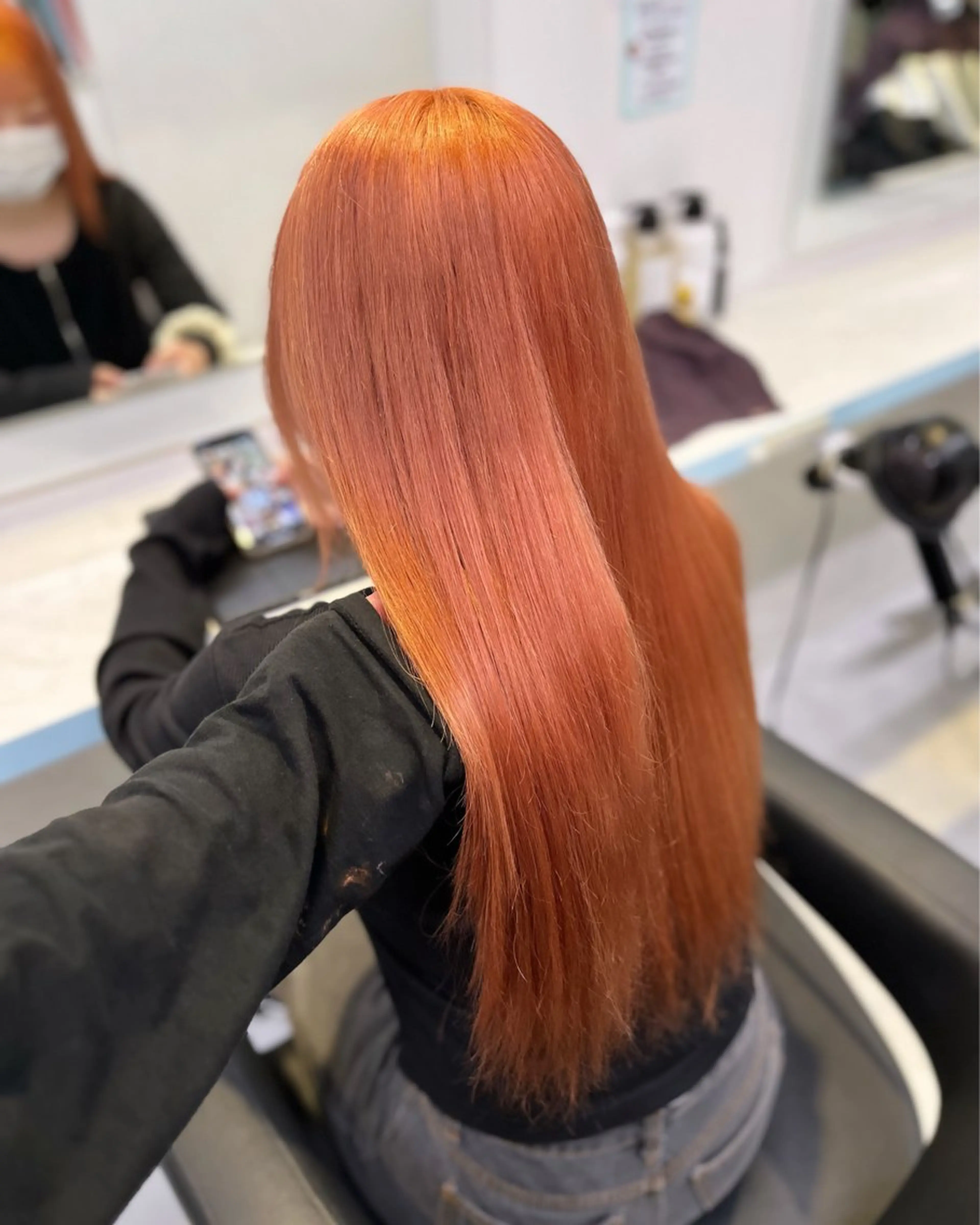 セミロング カラー ヘアアレンジ ヘアカラー トリートメント ヘアセット 愛されカラー🩷 はるなのヘアスタイル
