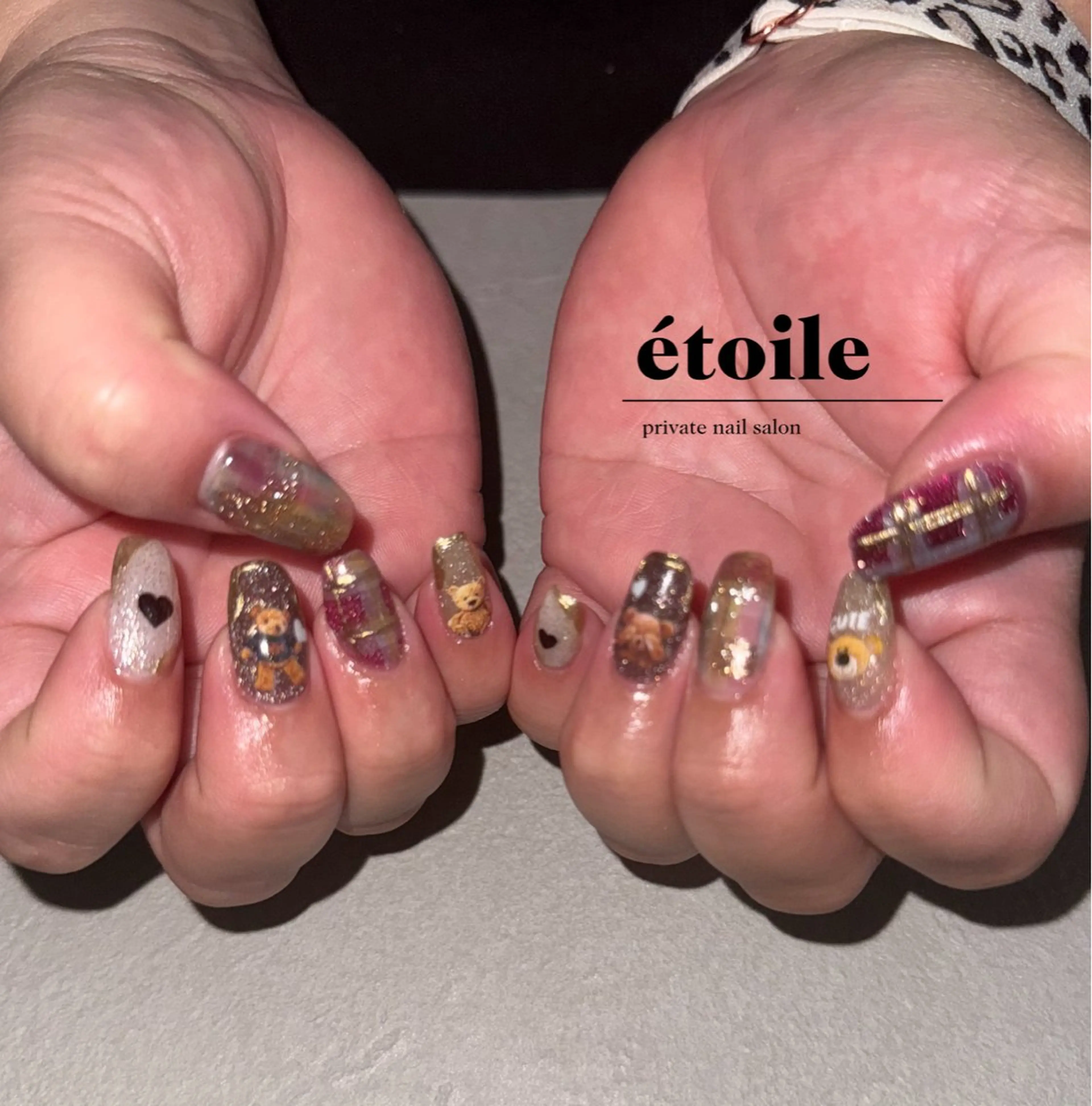 ネイル フラッシュネイル フラッシュマグ キラキラネイル ハンドネイル étoile ｜ayaのネイルデザイン