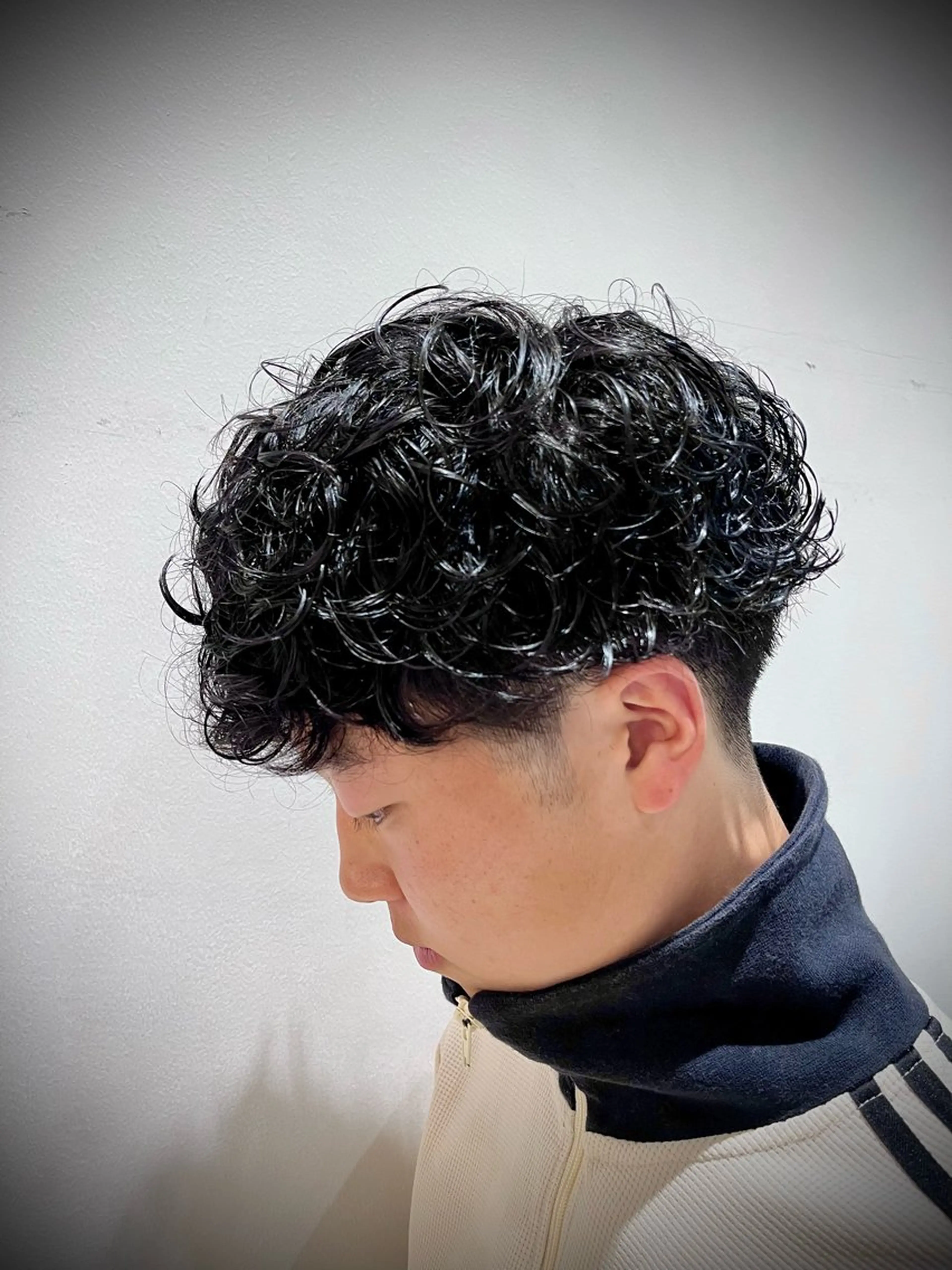 🔵メンズカット＋デザインパーマ🔵の写真