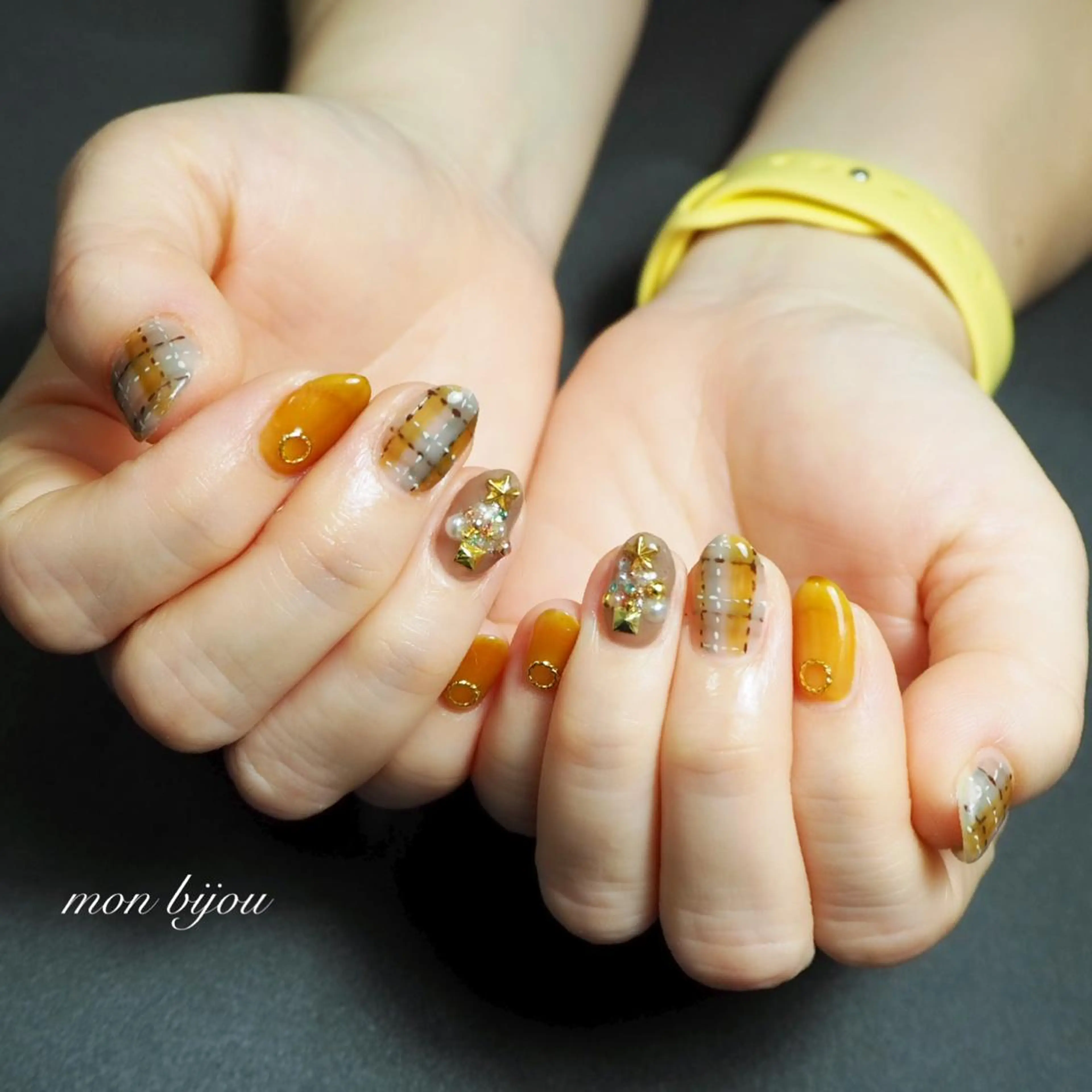 ネイル ハンドネイル ハンドケア mon bijou 坪井のネイルデザイン
