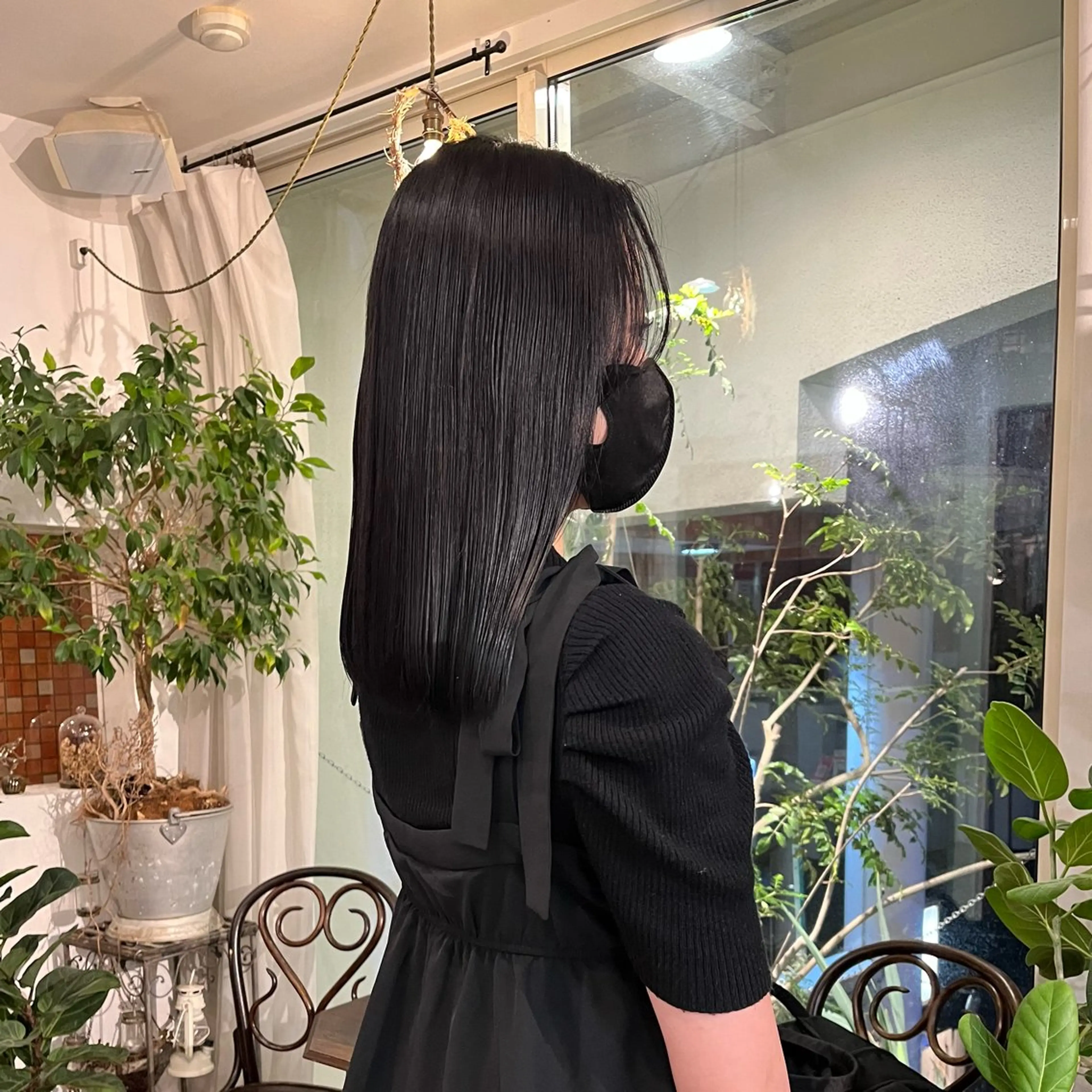 セミロング カラー トリートメント 高原 優のヘアスタイル