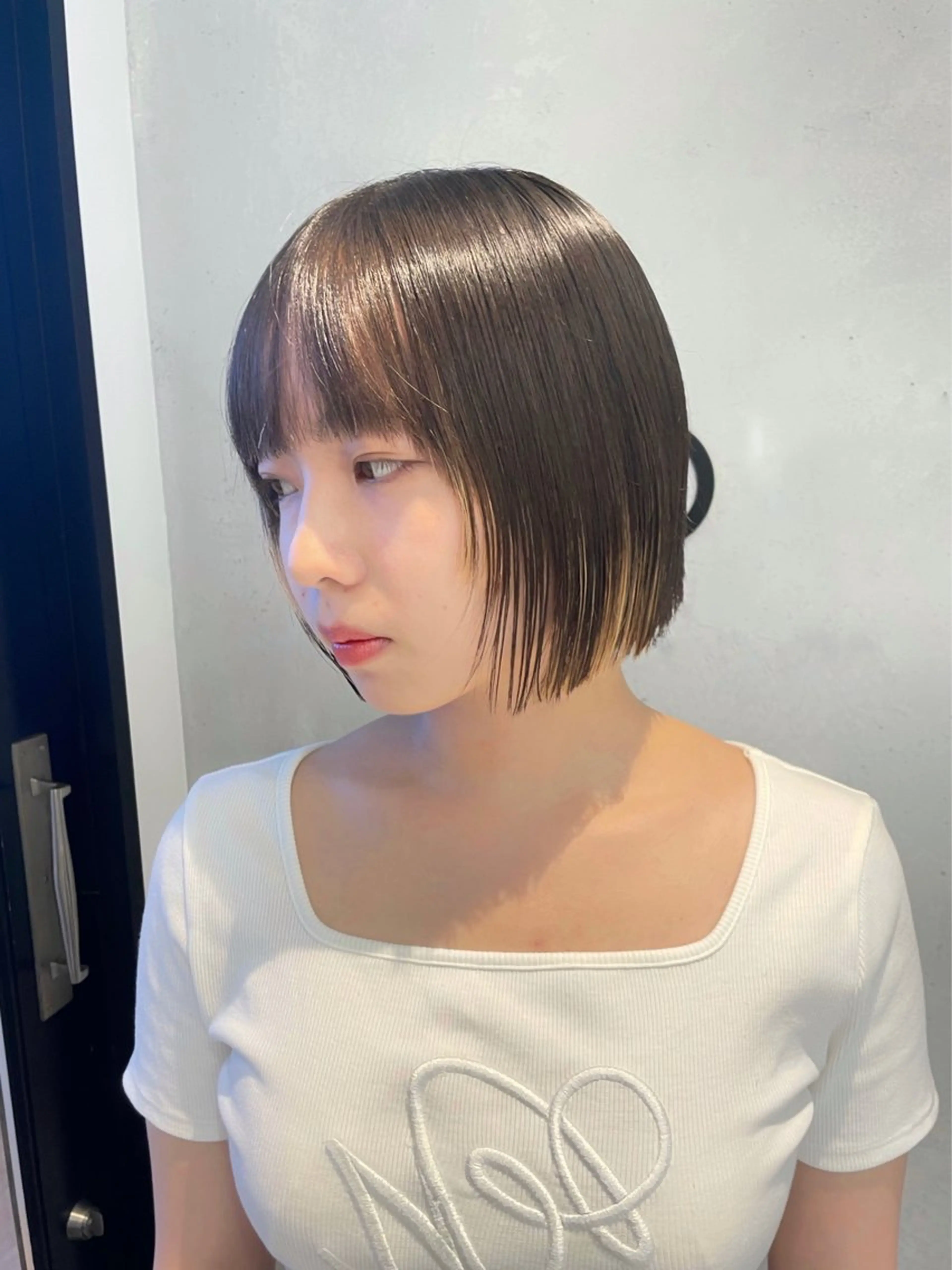 ショート ボブ カット 縮毛矯正 トリートメント ヘアセット メンズ特化 パーマ/オザワのヘアスタイル