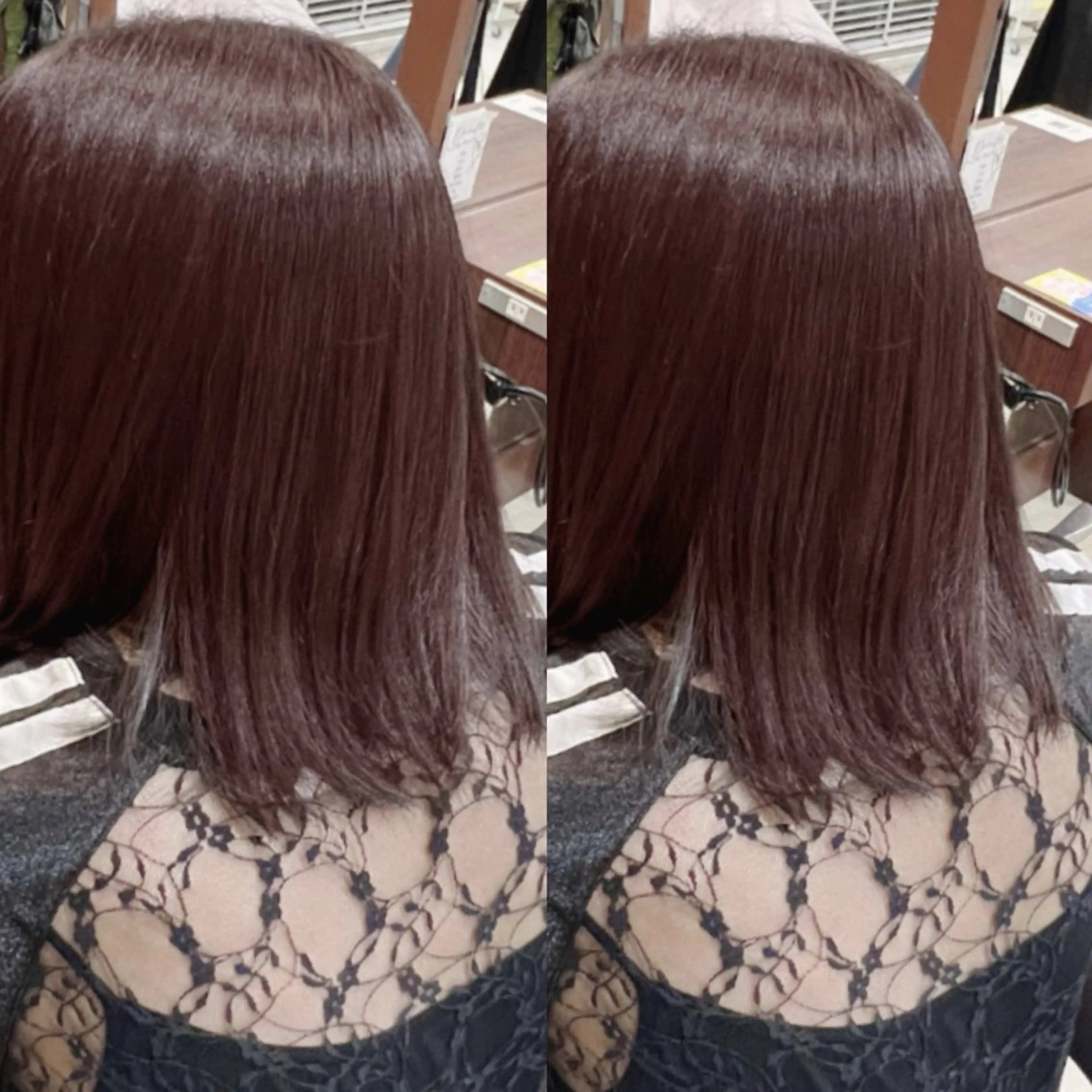 ミディアム カラー 🫧艶髪矯正🫧 伊原修子のヘアスタイル