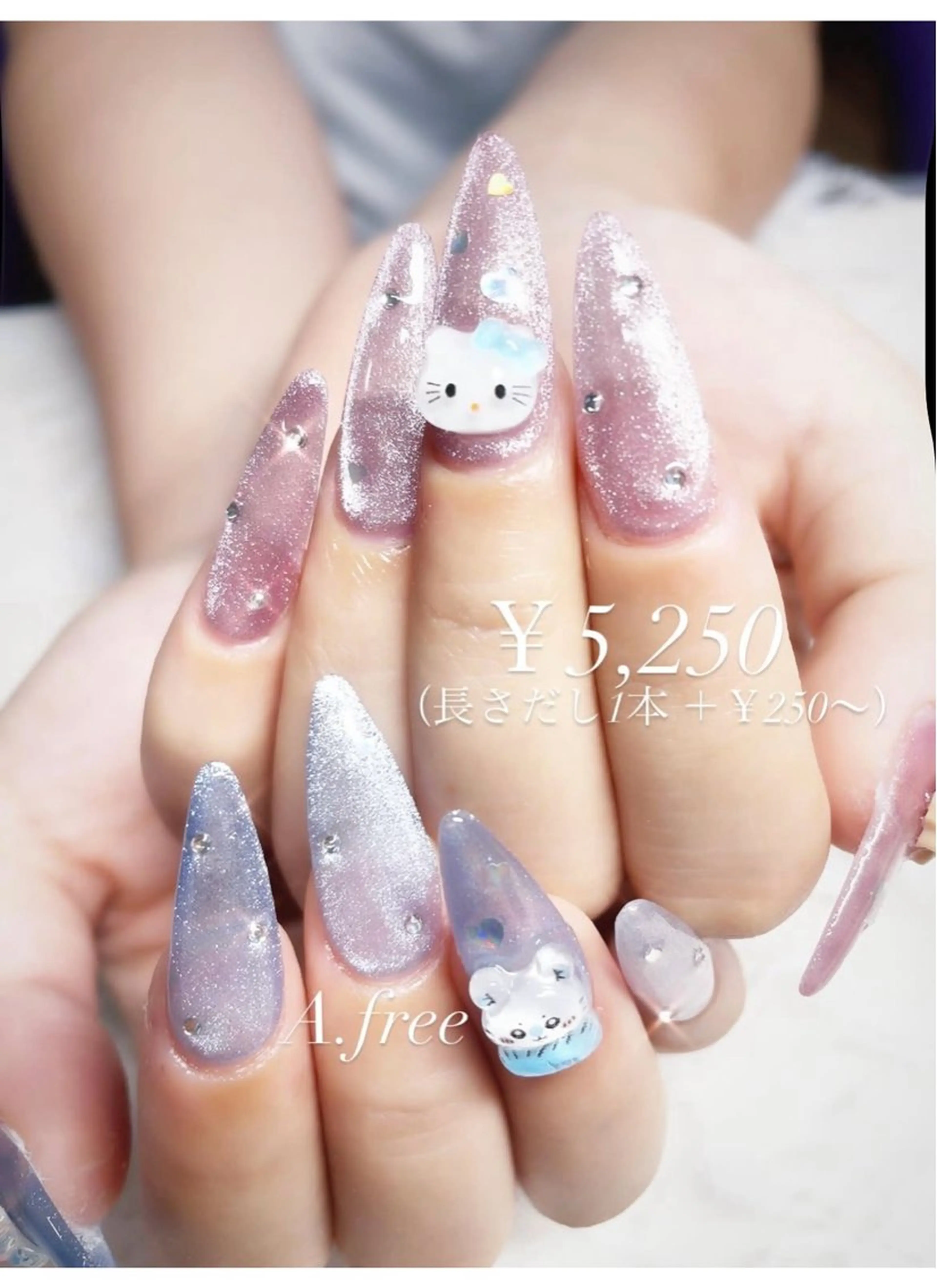 ネイル ジェルネイル ハンドネイル A.free✧*｡ アレルギー対応✧*｡のネイルデザイン
