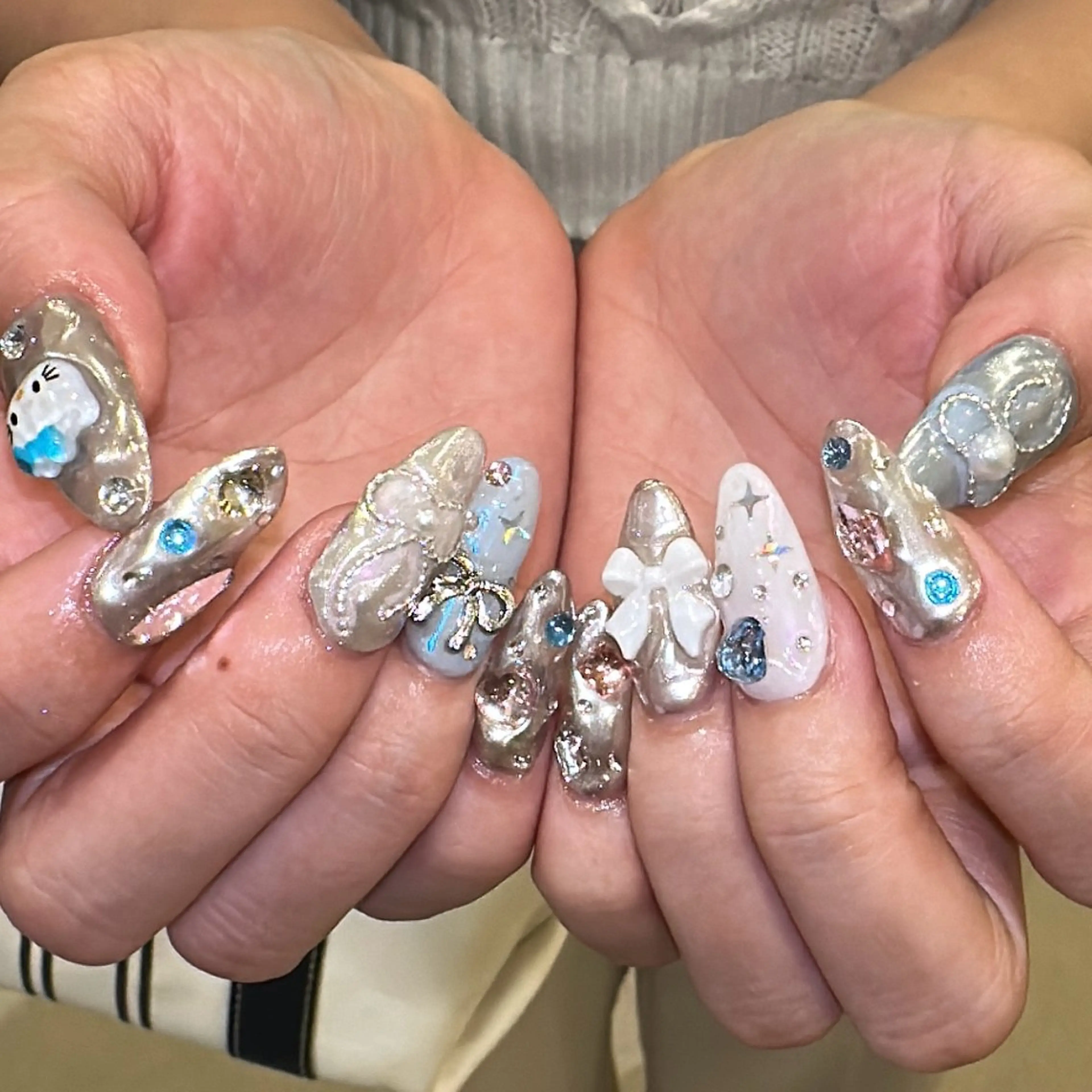ネイル ハンドネイル 👽個性派ネイル🎀 komachiのネイルデザイン