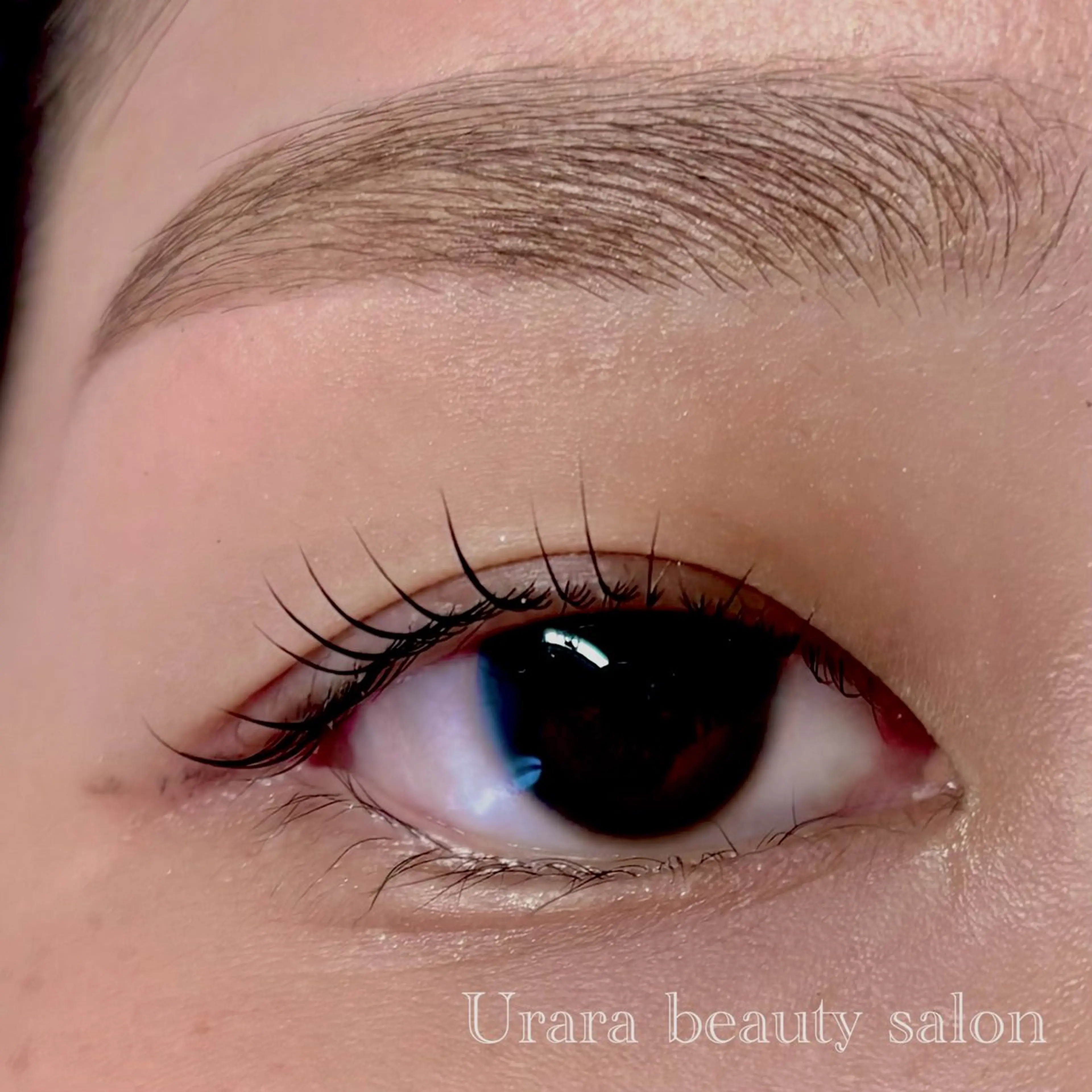 マツエク・マツパ パリジェンヌラッシュリフト まつげパーマ 一重×まつ毛パーマ マツパ Urara beauty salon所属・Urara KANAのマツエク・マツパデザイン