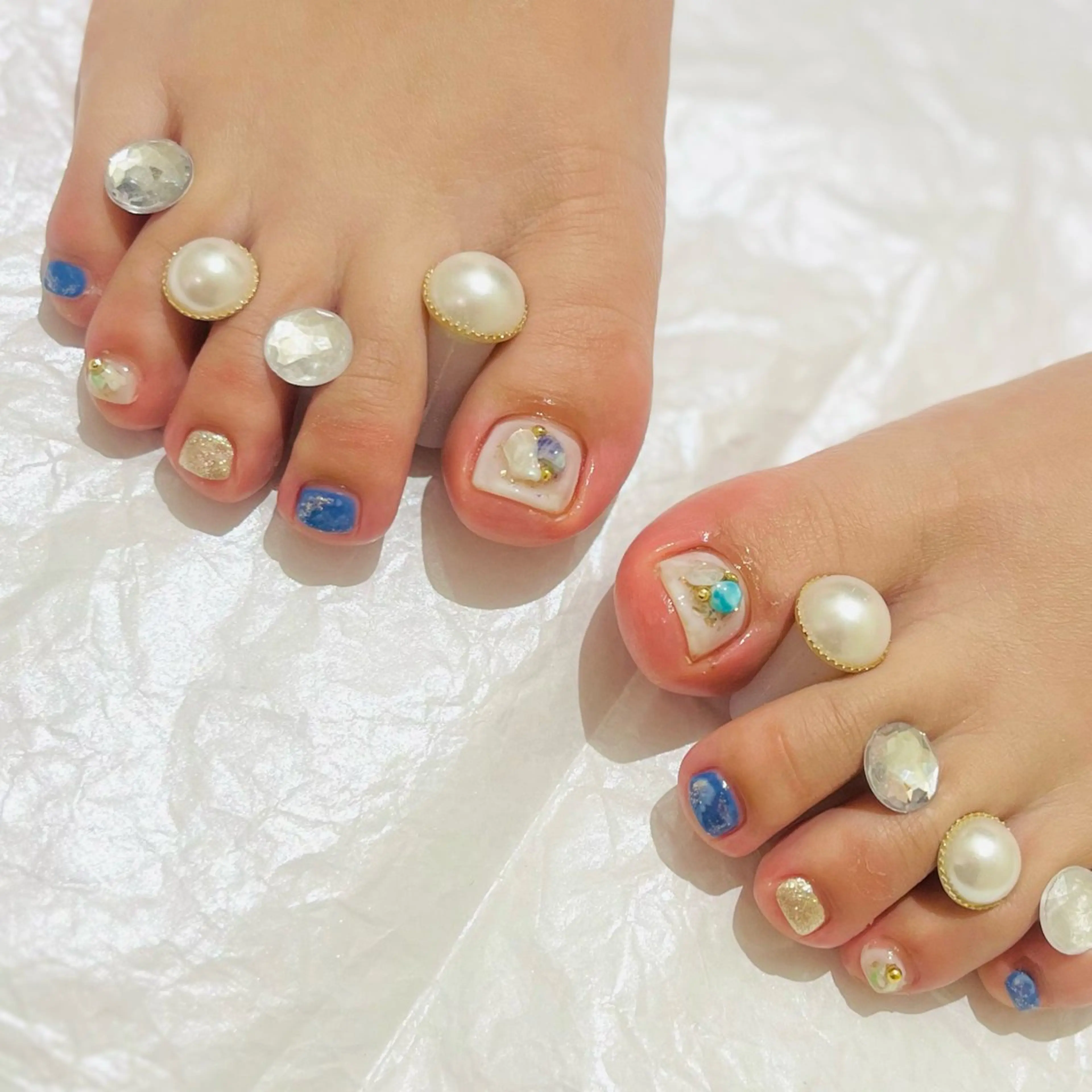 ネイル フットネイル Hair removal & Beauty salon Produce by Lucia所属・nail salon Luciaのネイルデザイン