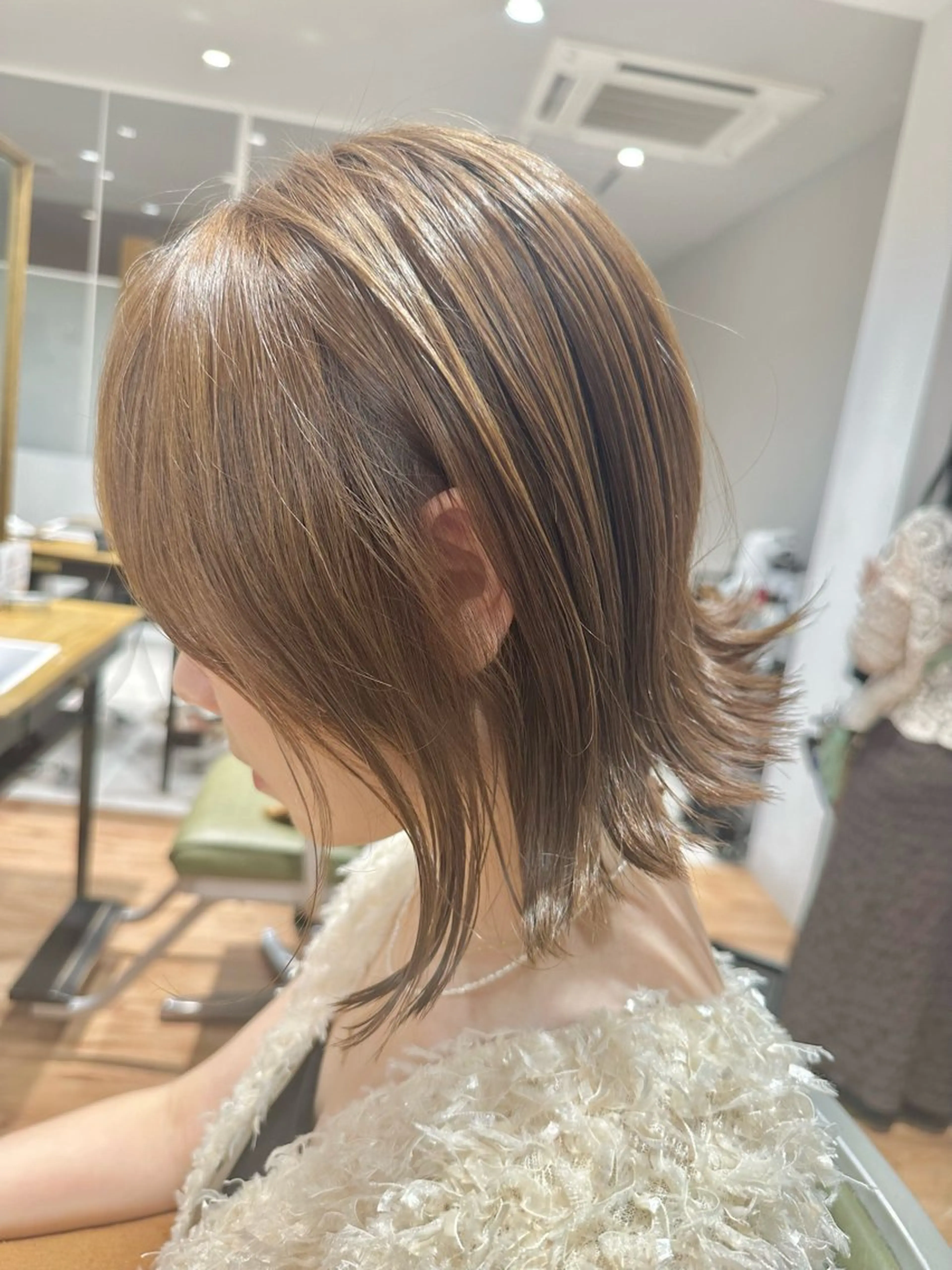 ミディアム ヘアカラー トリートメント 宮澤弘一/ショート/ 縮毛矯正のヘアスタイル