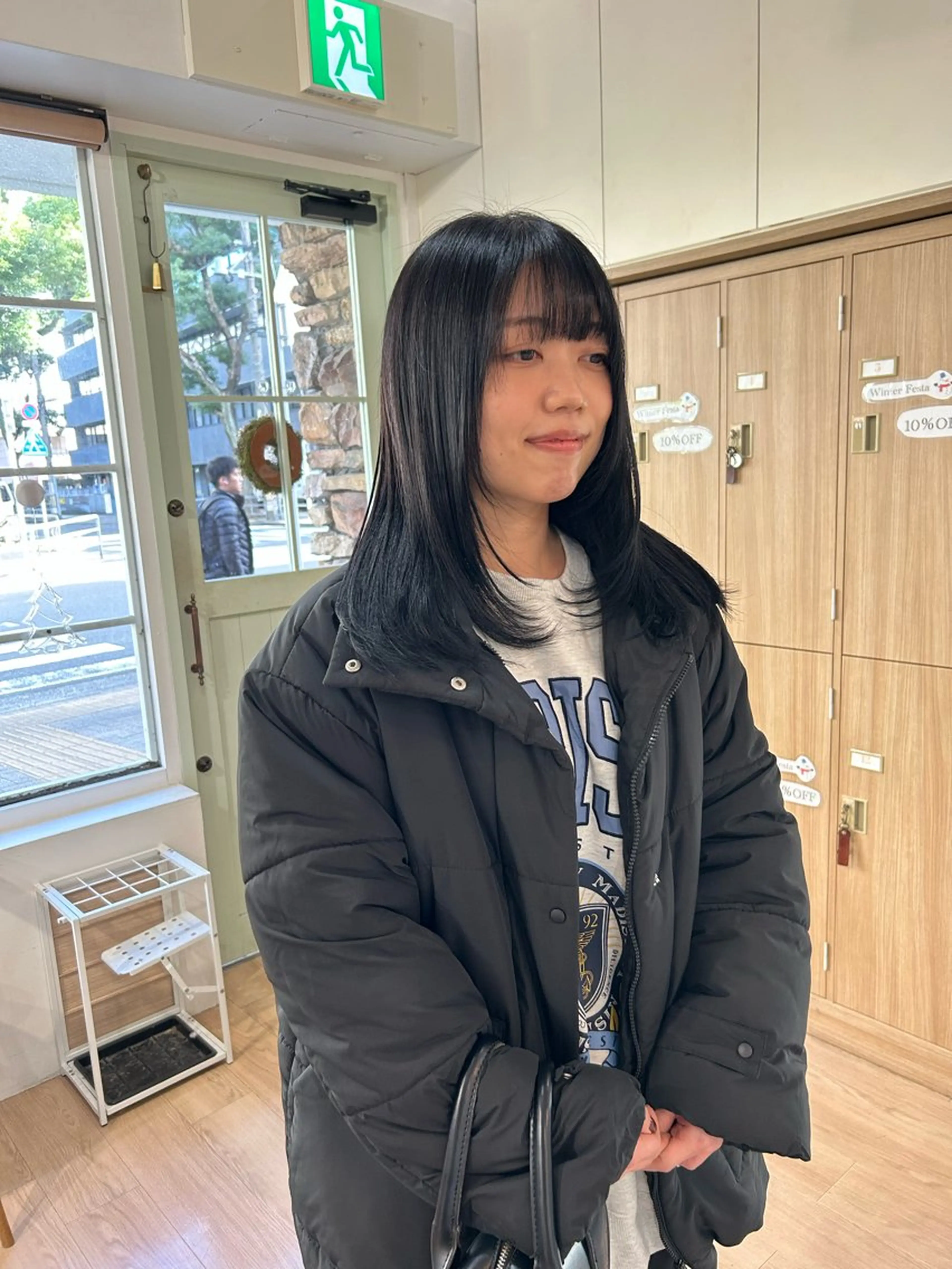 セミロング カラー 藤田 侑花のヘアスタイル