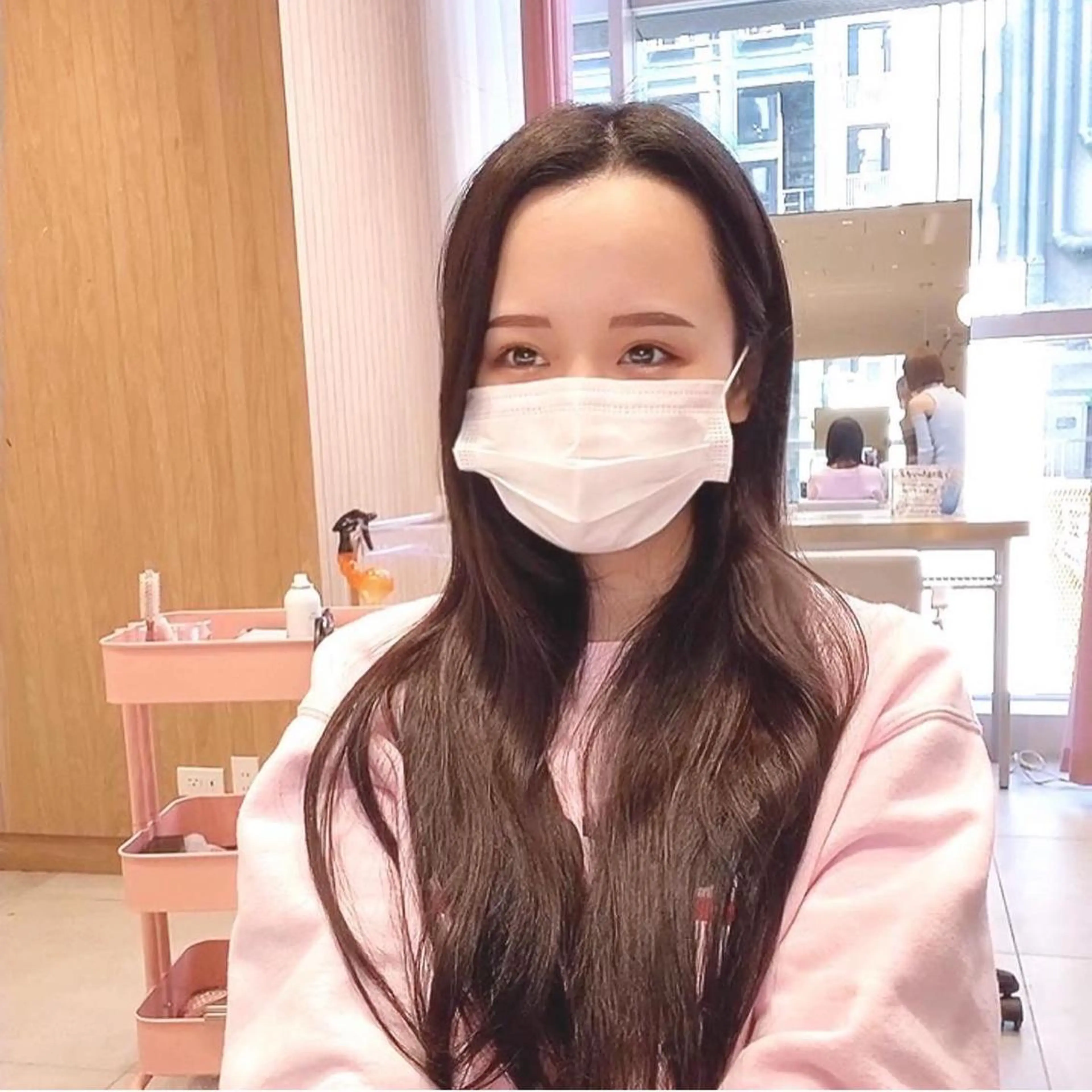 セミロング カット ヘアカラー トリートメント 韓国くびれレイヤー 🇰🇷はづきのヘアスタイル