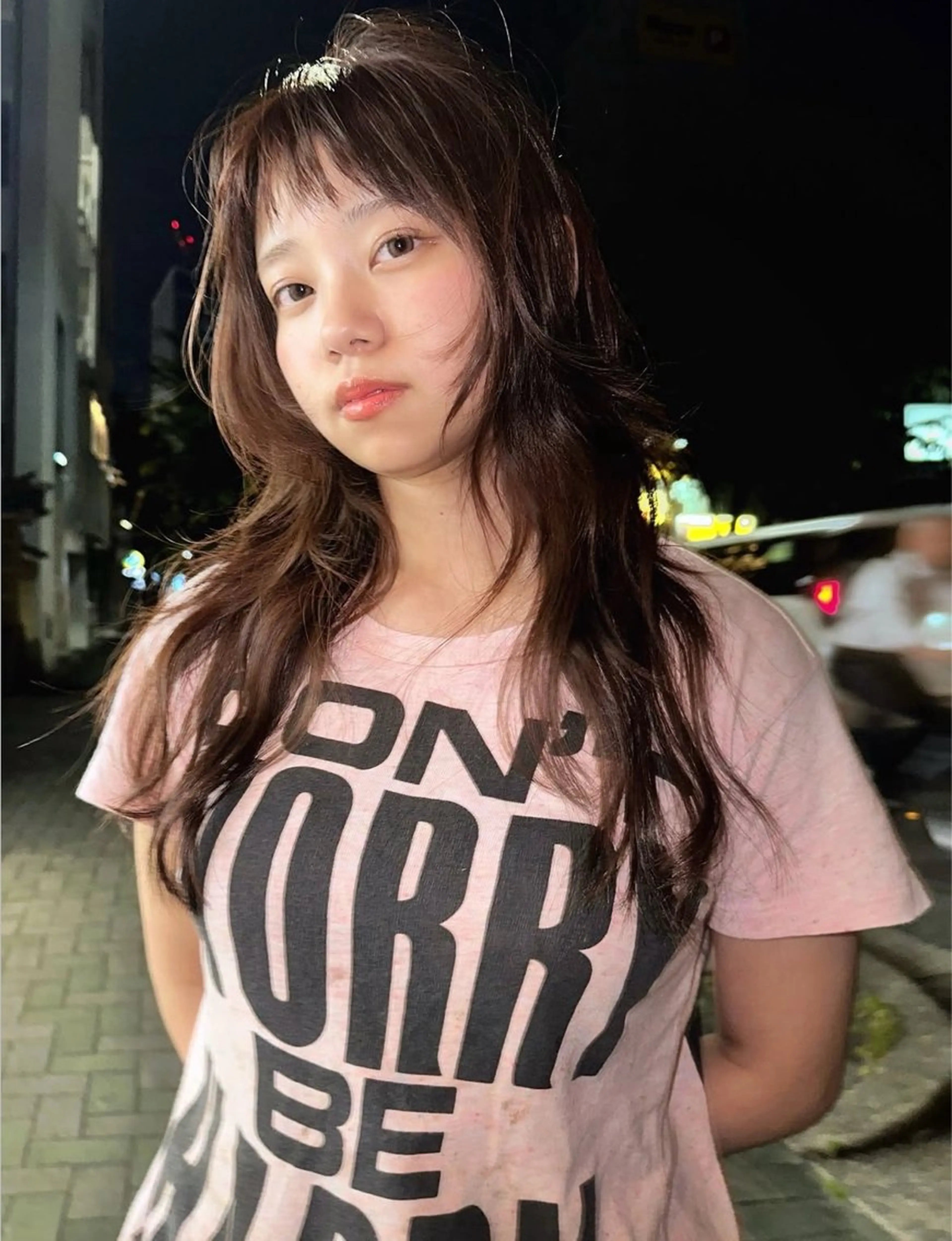 ロング カラー ハイレイヤー レイヤーカット 榛地 渉馬のヘアスタイル