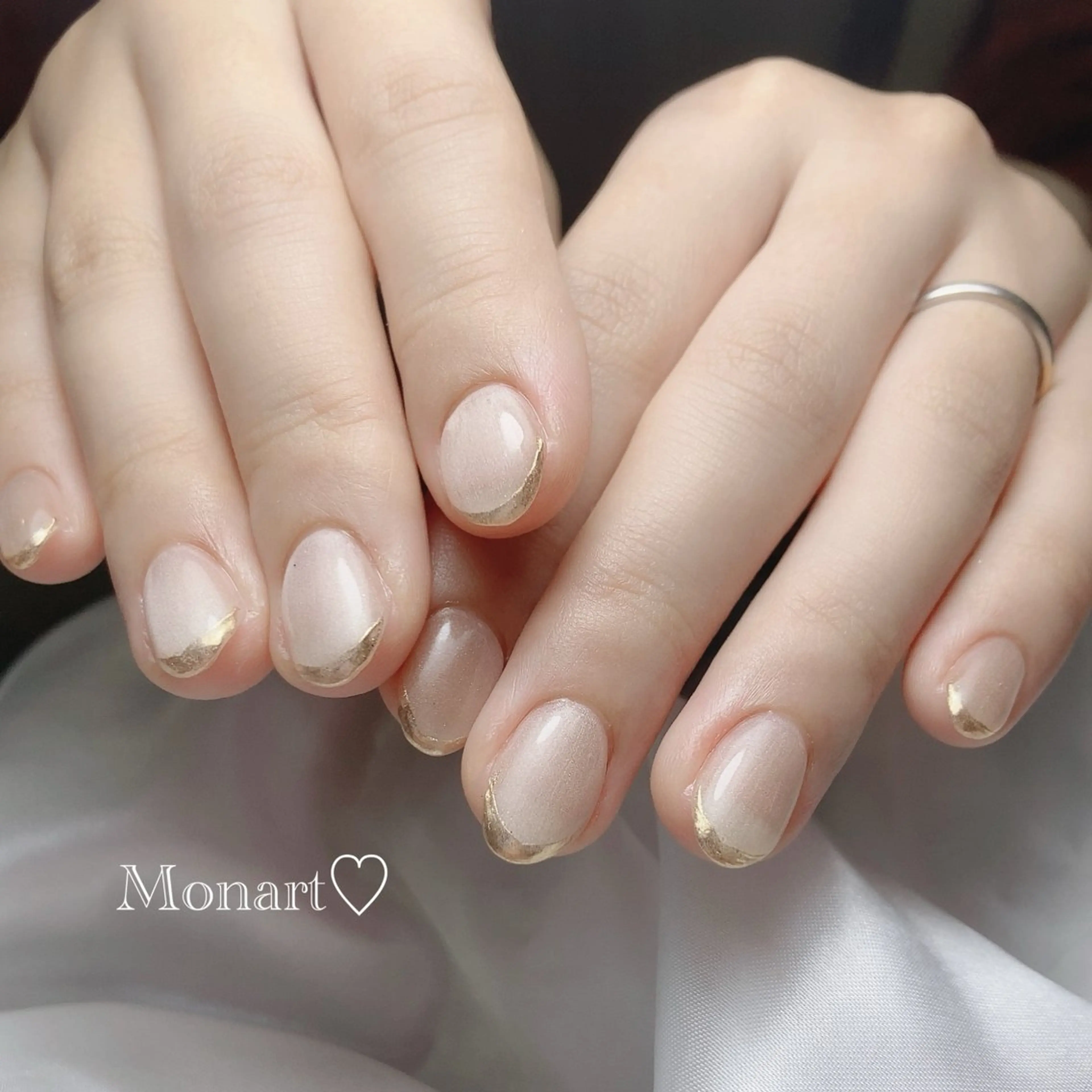 ネイル ブライダルネイル Monart♡ Misaoのネイルデザイン