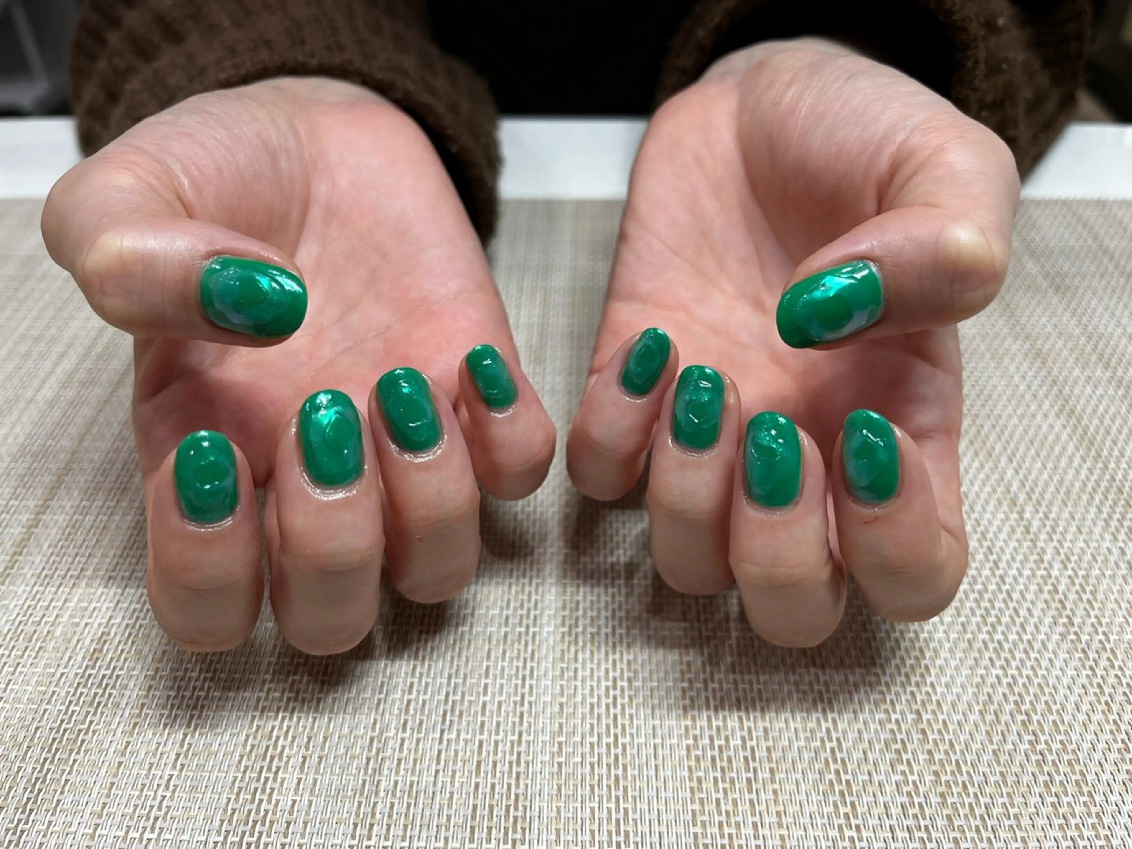 ネイル アートネイル オーロラネイル ニュアンスネイル ハンドネイル N's Nailのネイルデザイン