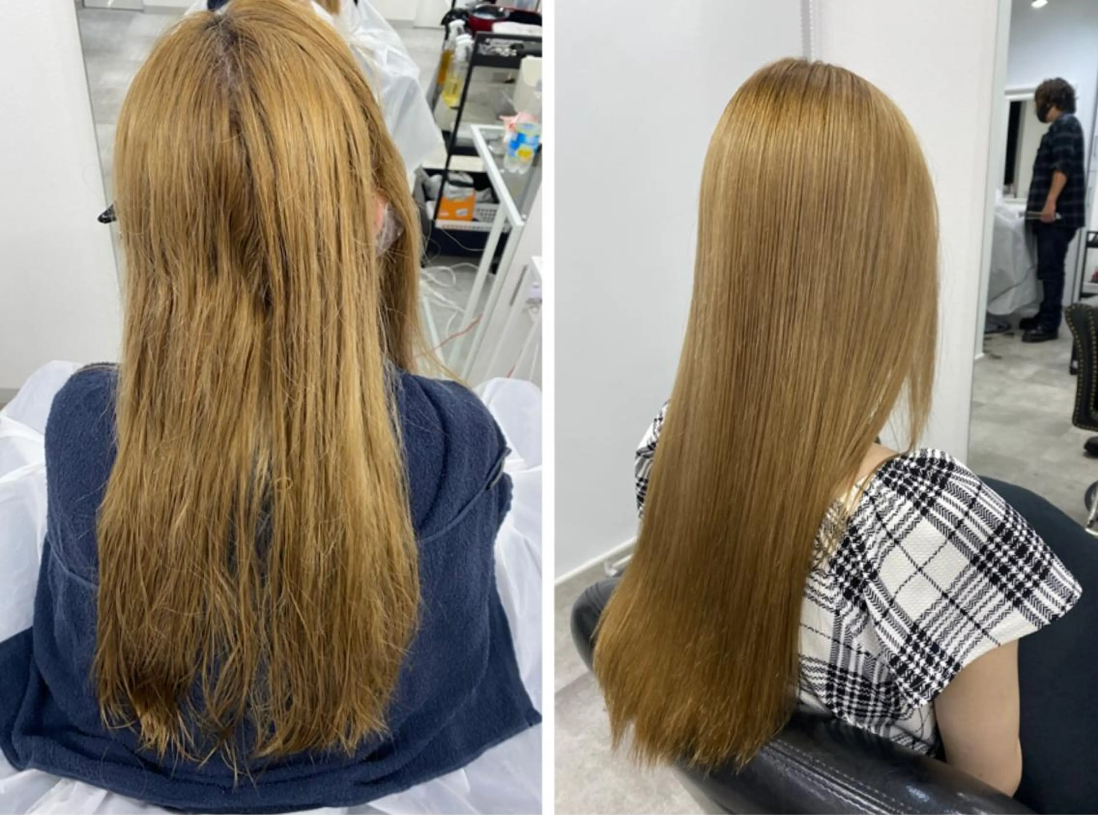 【ブリーチ毛でもかけられる！】美髪縮毛矯正の写真