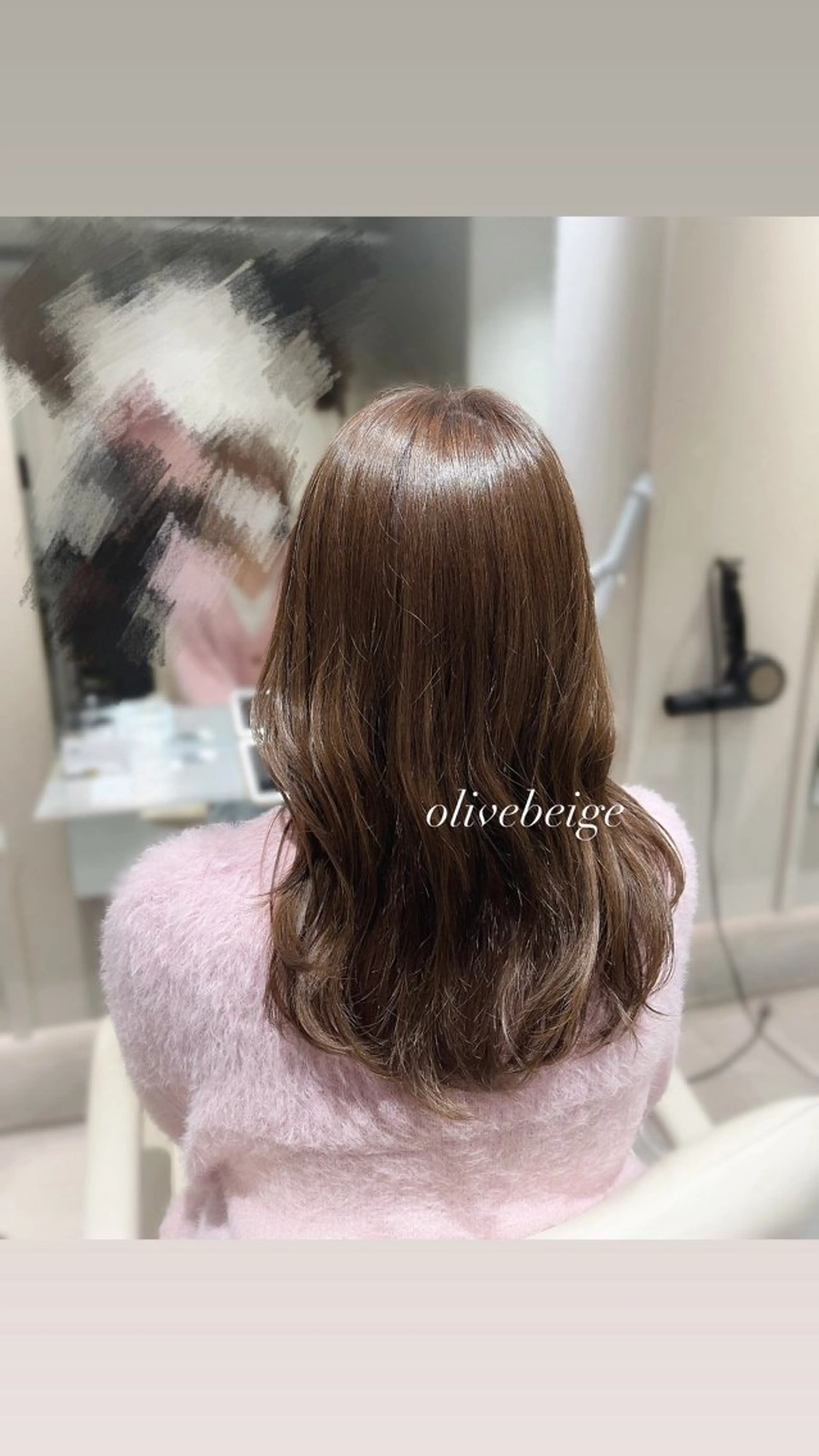 セミロング カラー ヘアカラー トリートメント ヘアセット ショートカット/ yuiのヘアスタイル