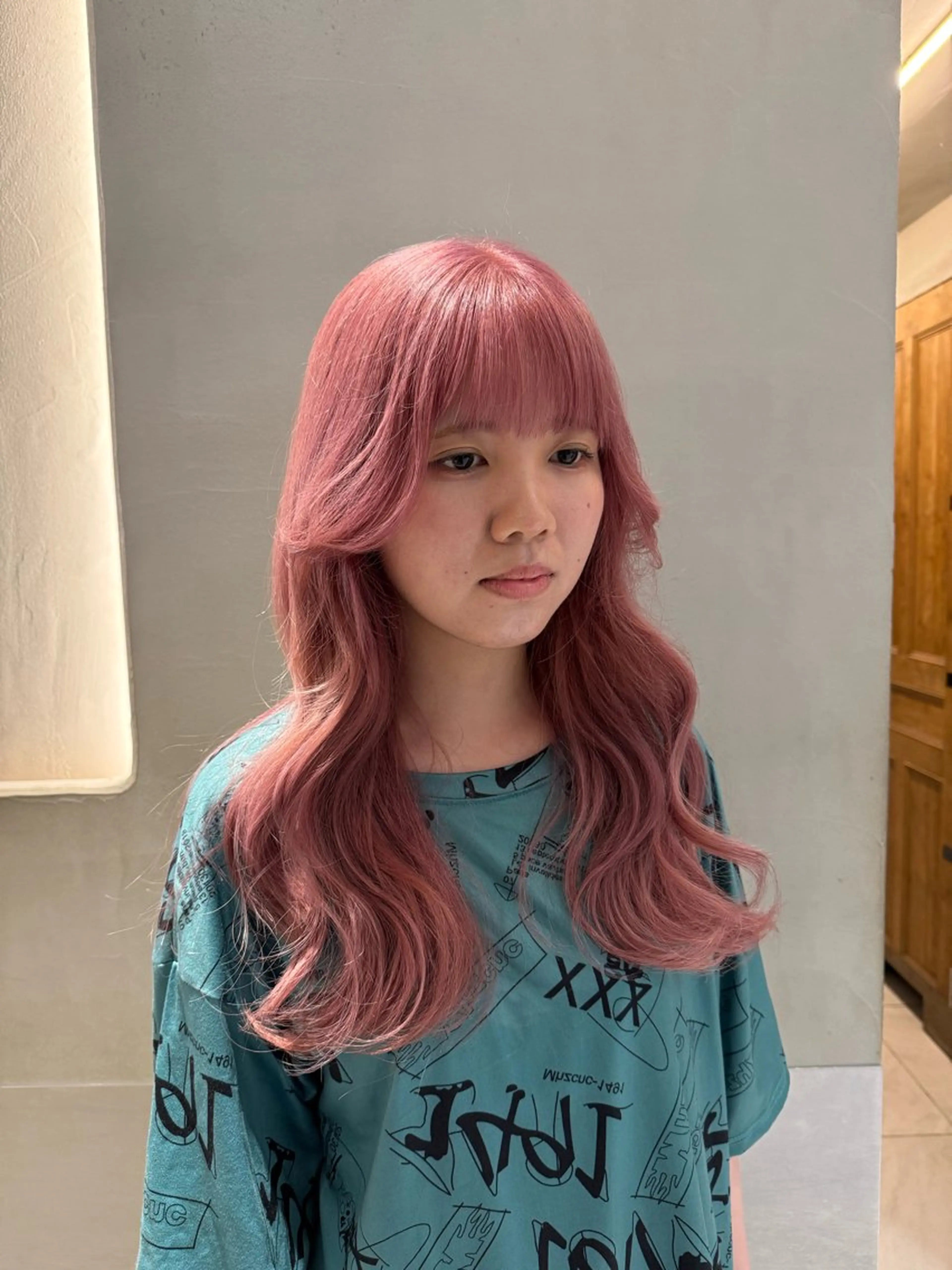 ロング カラー ヘアアレンジ ヘアカラー 艶髪/ロングモデル 募集🫧terukaのヘアスタイル